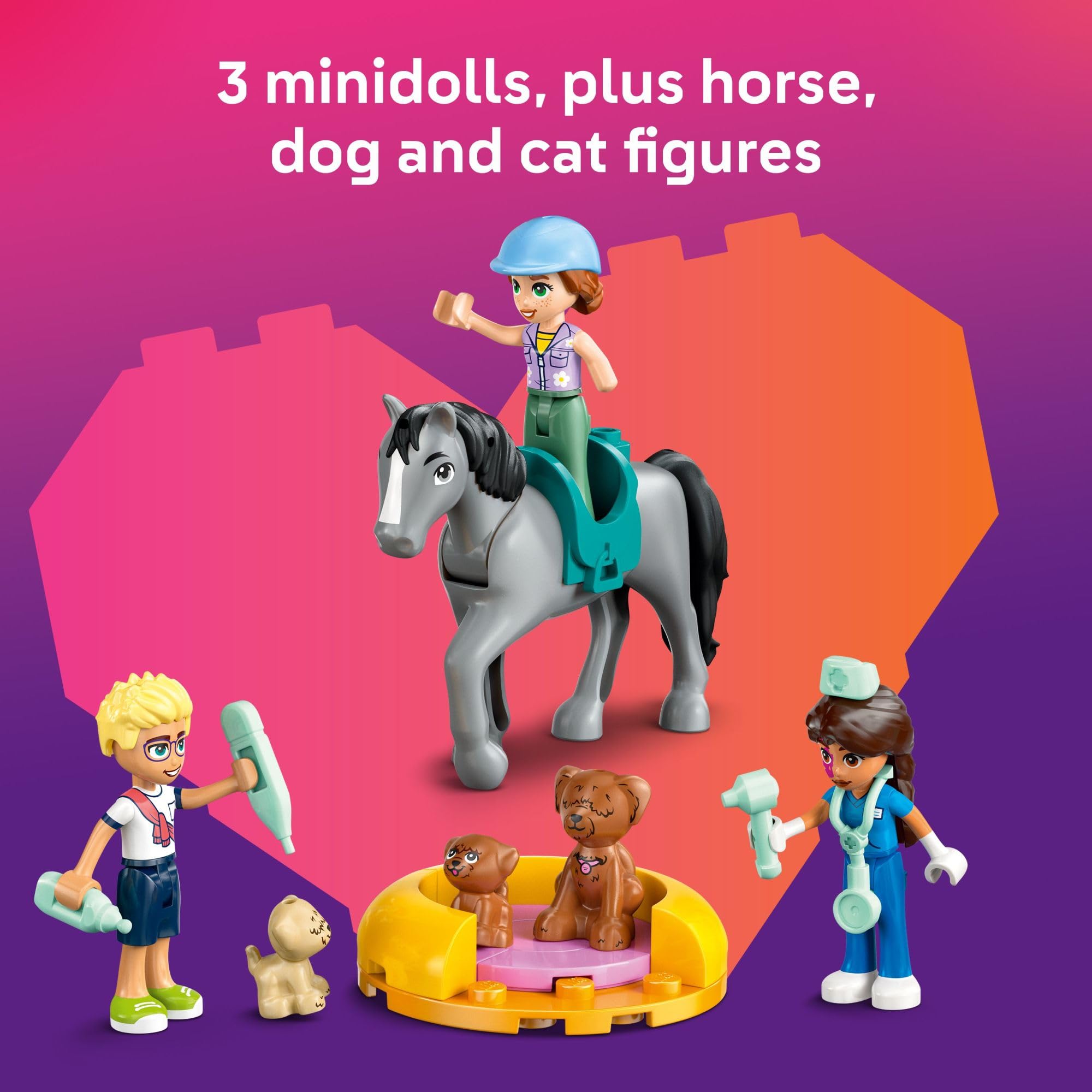 Foto 5 pulgar | Set De Construcción De Juguetes Lego Friends Horse And Pet Vet Clinic 42651 - Venta Internacional.