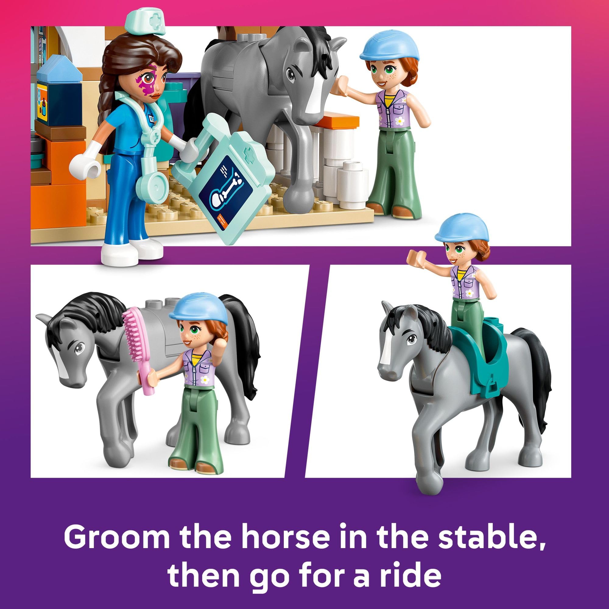 Foto 5 | Set De Construcción De Juguetes Lego Friends Horse And Pet Vet Clinic 42651 - Venta Internacional.
