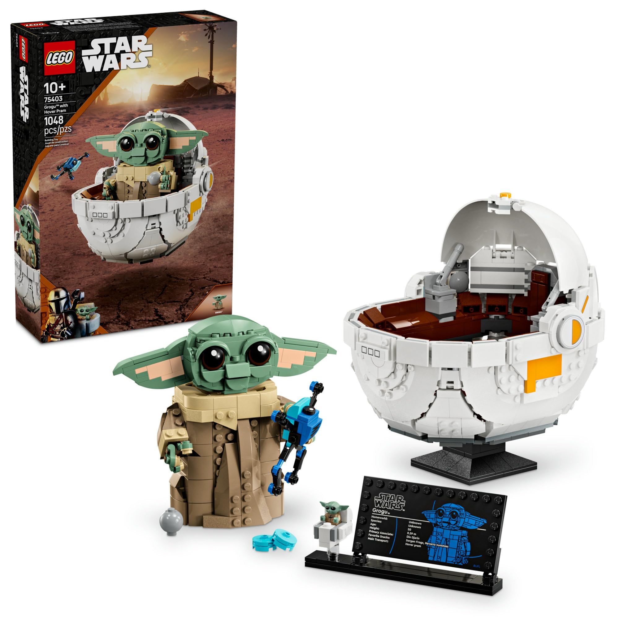 Set De Juguetes De Construcción Lego Star Wars The Mandalorian Grogu 75403 - Venta Internacional.