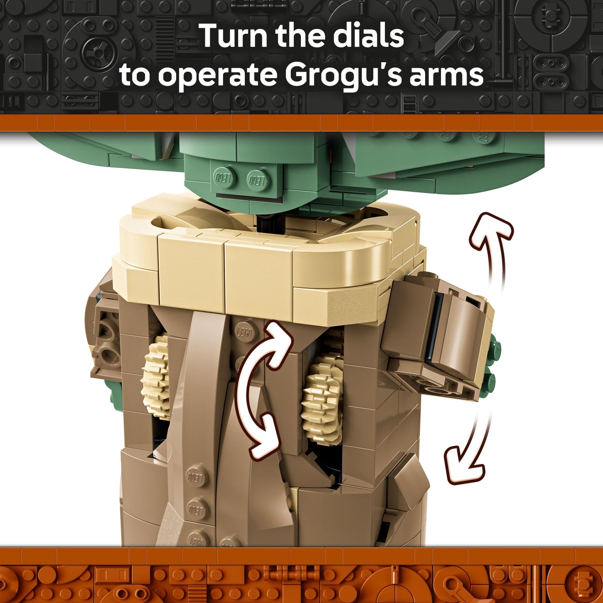 Foto 5 pulgar | Set De Juguetes De Construcción Lego Star Wars The Mandalorian Grogu 75403 - Venta Internacional.