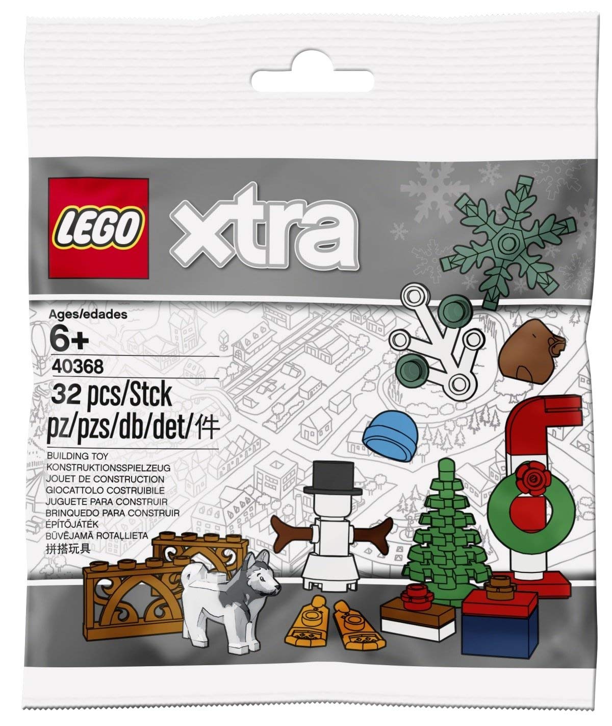 Foto 2 pulgar | Set De Accesorios Lego Xtra 40368 Navidad - Venta Internacional.