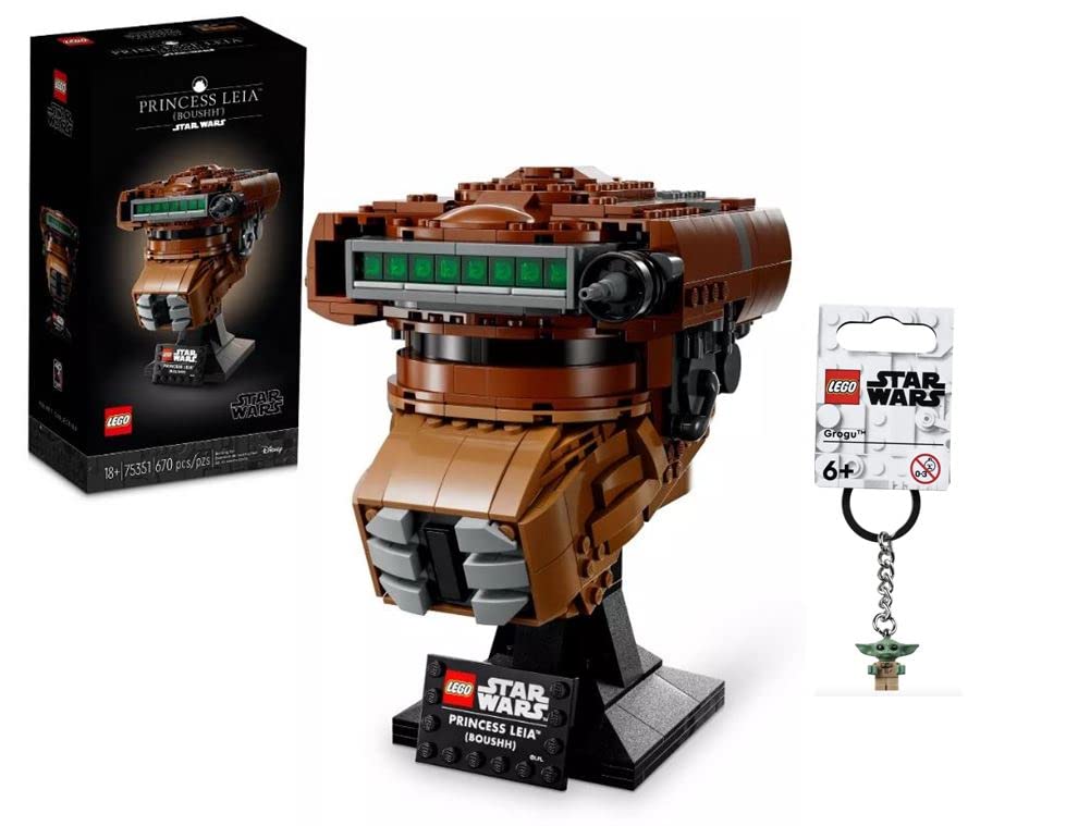 Foto 2 pulgar | Casco Lego Star Wars Princess Leia Boushh 75351 Con Grogu - Venta Internacional.