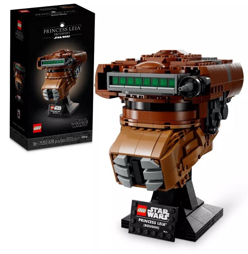 Foto 2 | Casco Lego Star Wars Princess Leia Boushh 75351 Con Grogu - Venta Internacional.