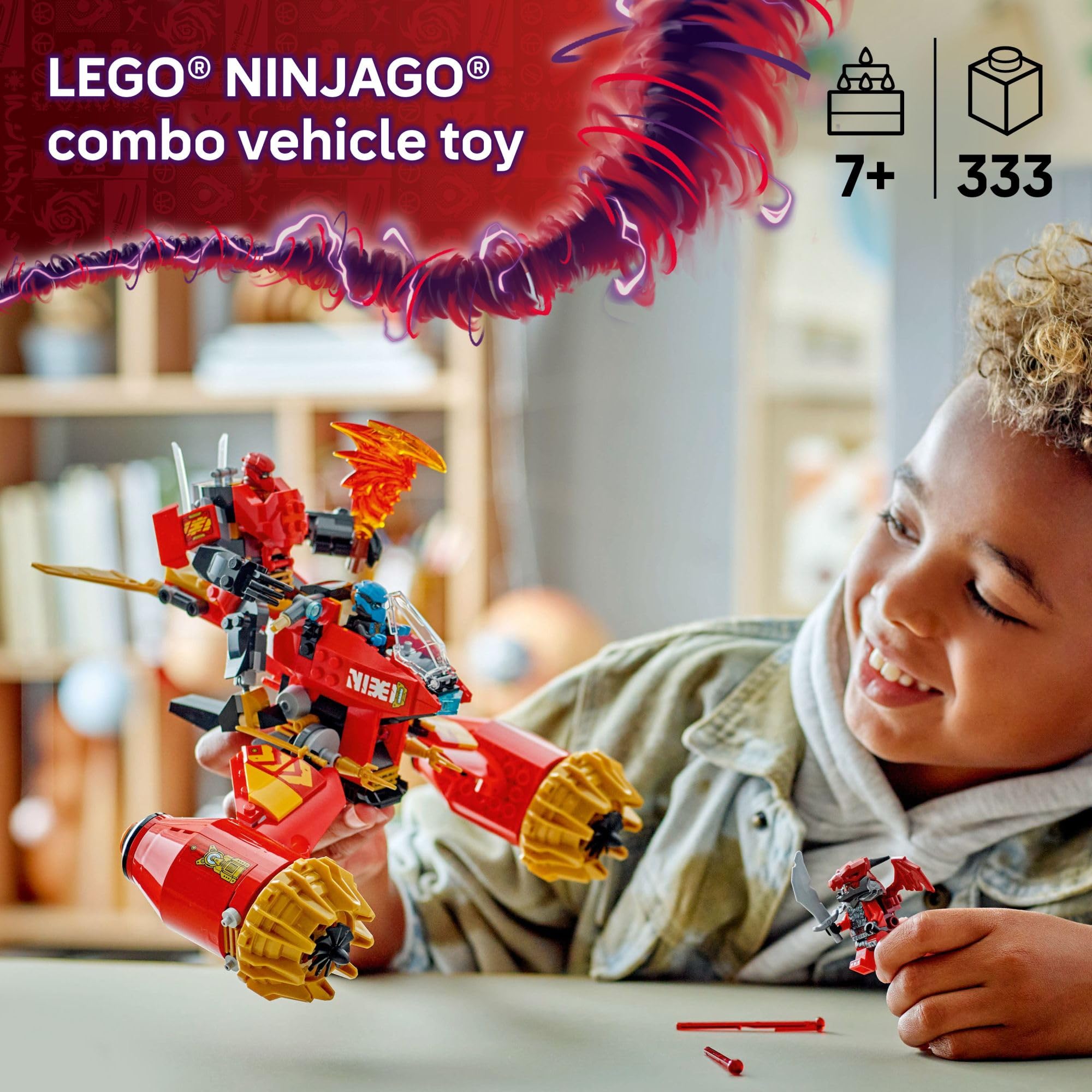 Foto 3 pulgar | Juguete De Construcción Lego Ninjago Kai's Mech Storm Rider 71830 - Venta Internacional.