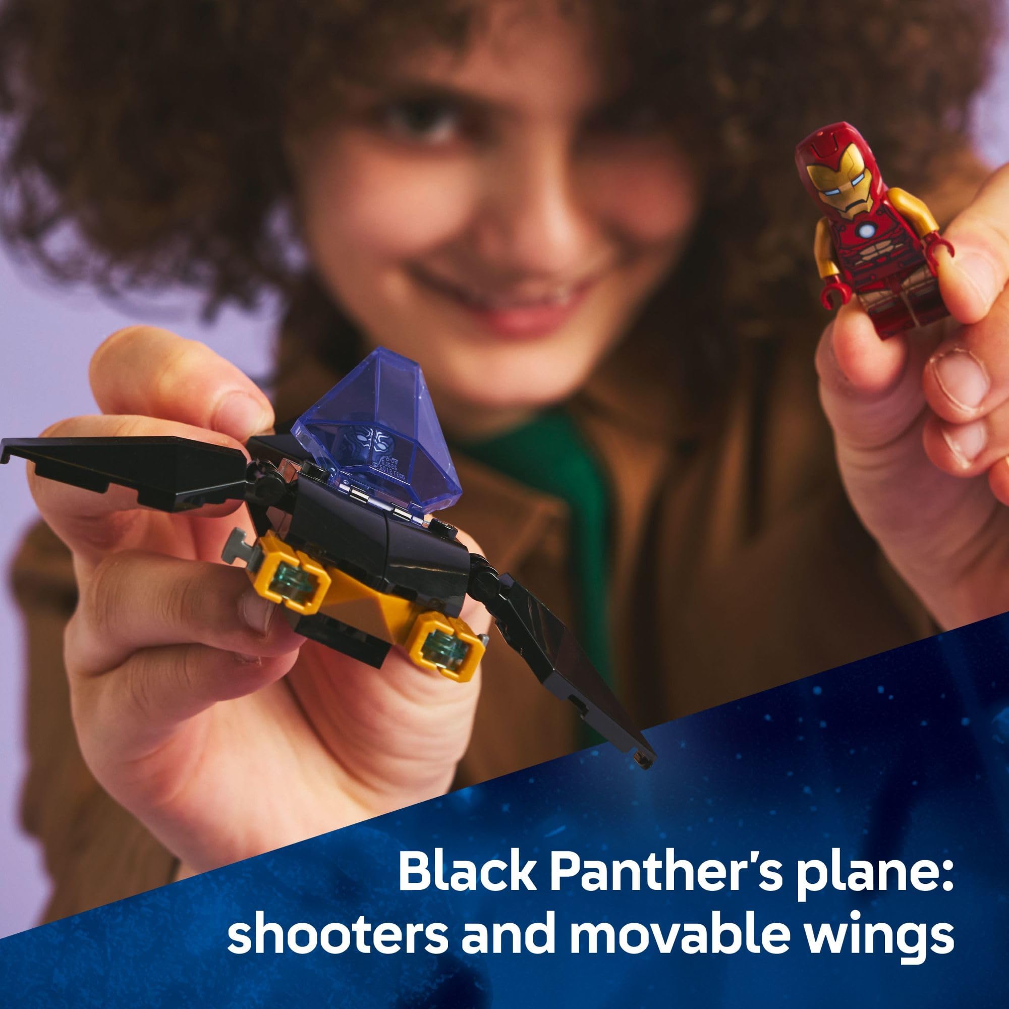Foto 5 pulgar | Juguete De Construcción Lego Marvel Iron Man Car & Black Panther Contra Red Hulk 76310 - Venta Internacional.