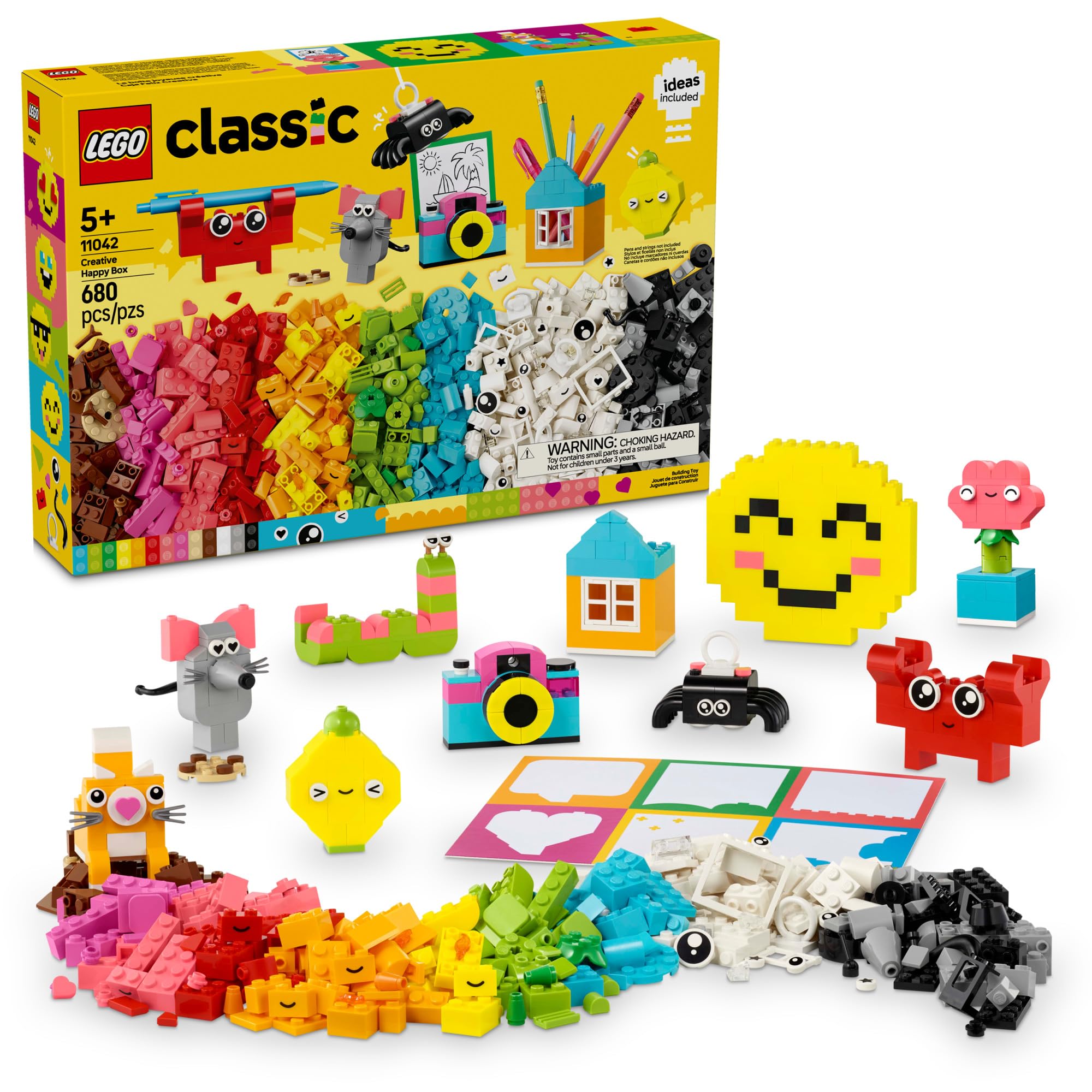 Set De Juguetes De Construcción Lego Classic Creative Happy Box 11042 - Venta Internacional.