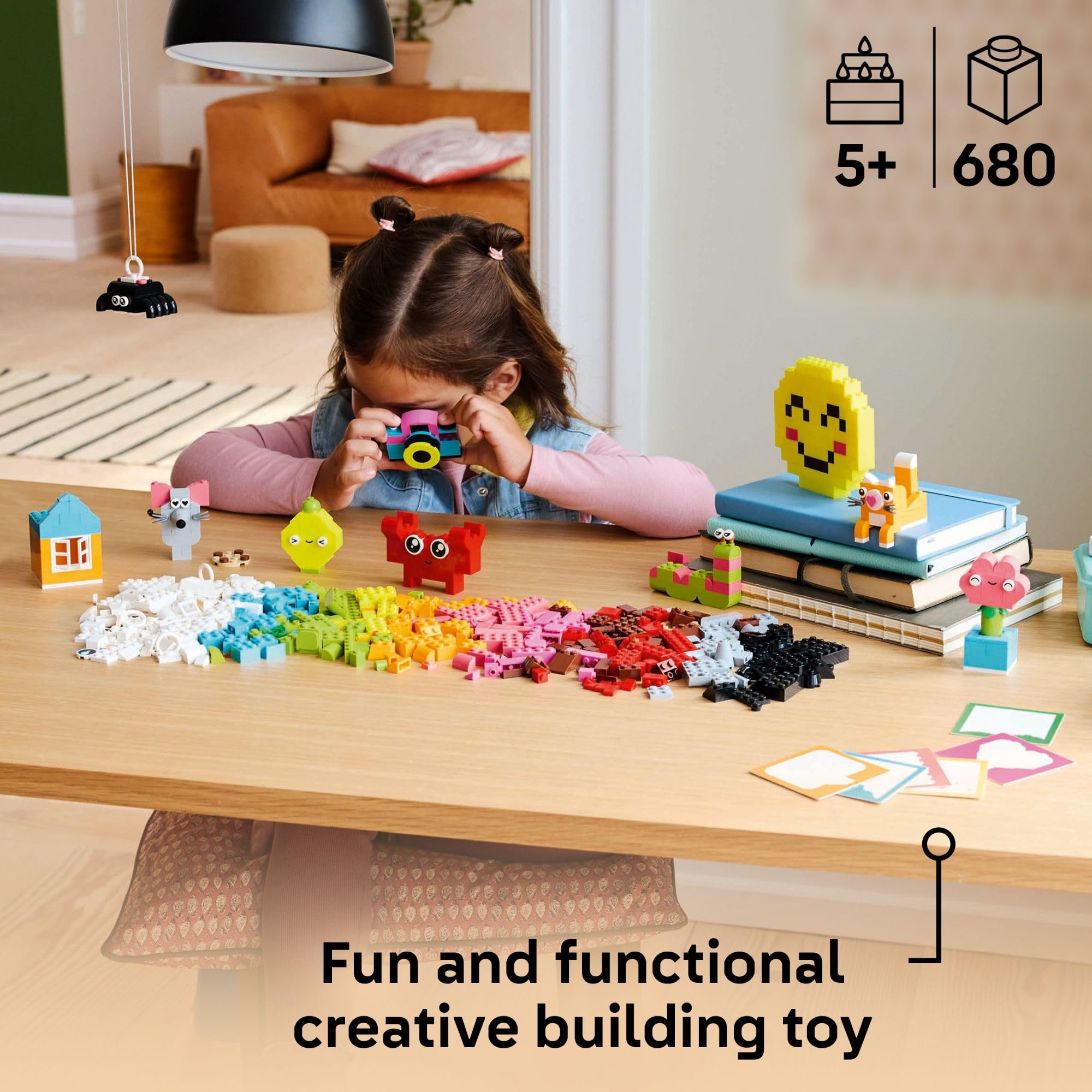 Foto 2 | Set De Juguetes De Construcción Lego Classic Creative Happy Box 11042 - Venta Internacional.
