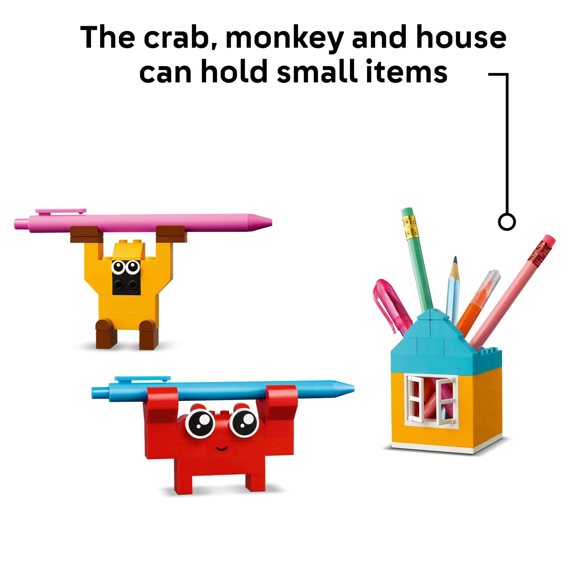 Foto 5 pulgar | Set De Juguetes De Construcción Lego Classic Creative Happy Box 11042 - Venta Internacional.