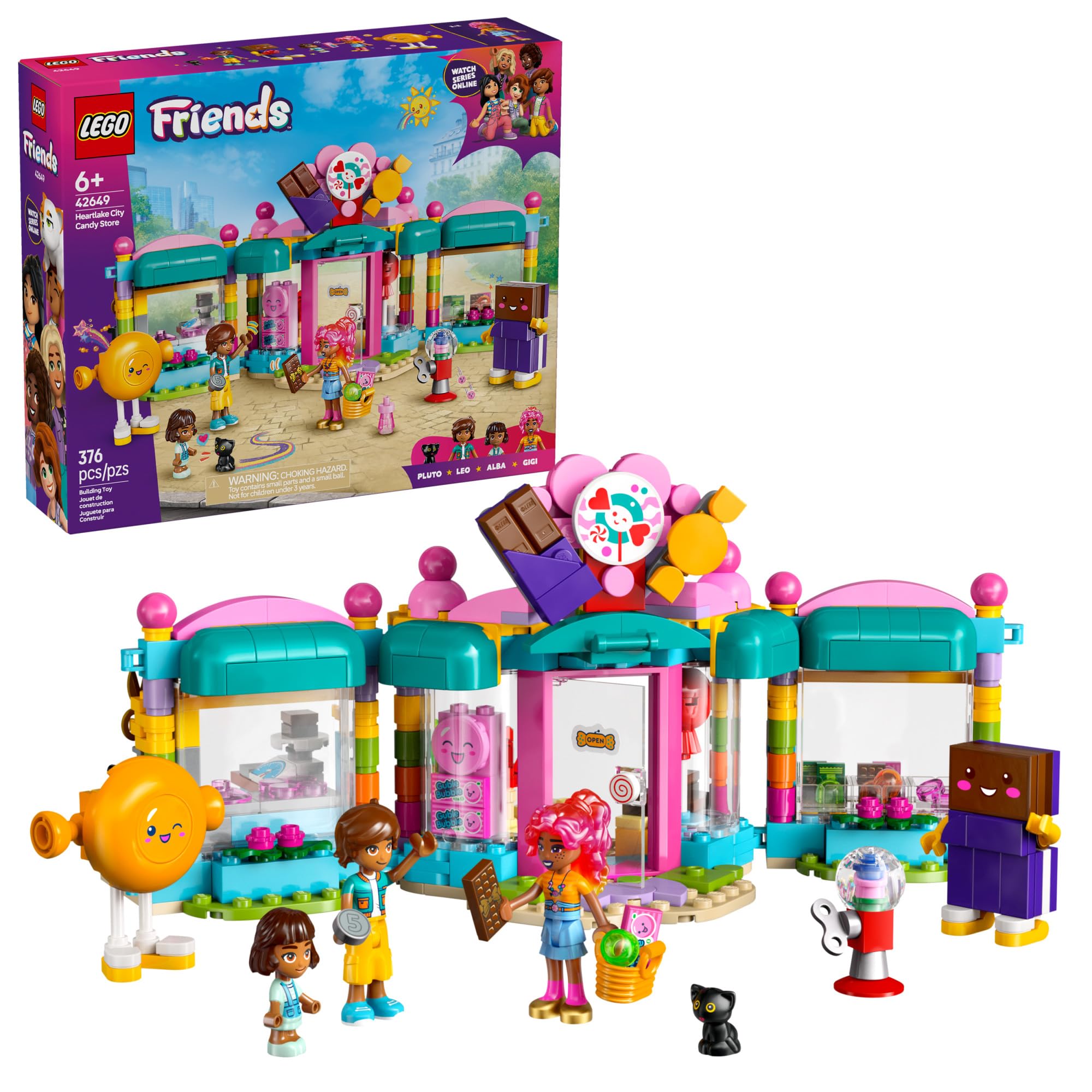 Foto 2 pulgar | Juguete De Construcción Lego Friends Heartlake City Candy Store 42649 - Venta Internacional.