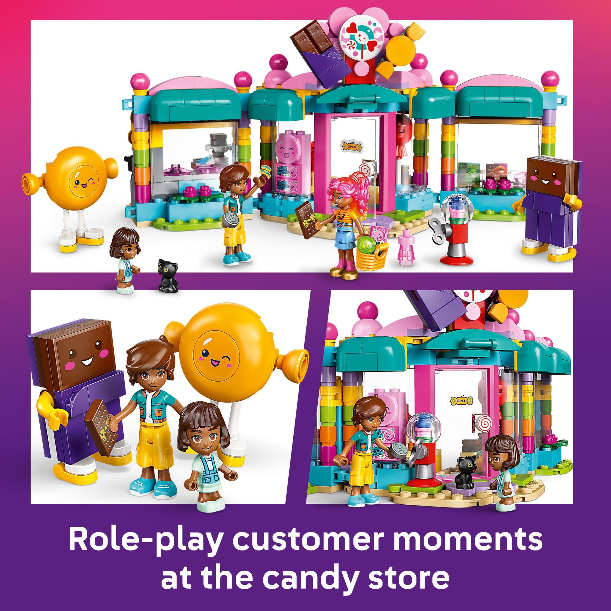 Foto 6 pulgar | Juguete De Construcción Lego Friends Heartlake City Candy Store 42649 - Venta Internacional.