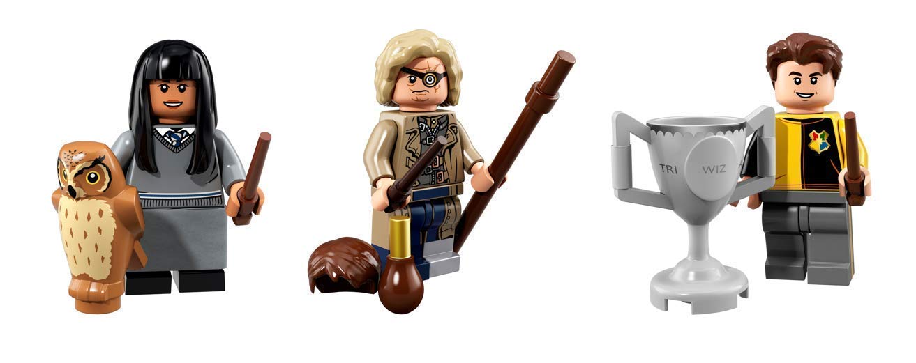 Foto 2 pulgar | Minifigura Lego De La Serie Harry Potter Cho, Loco Moody, Cedric - Venta Internacional.