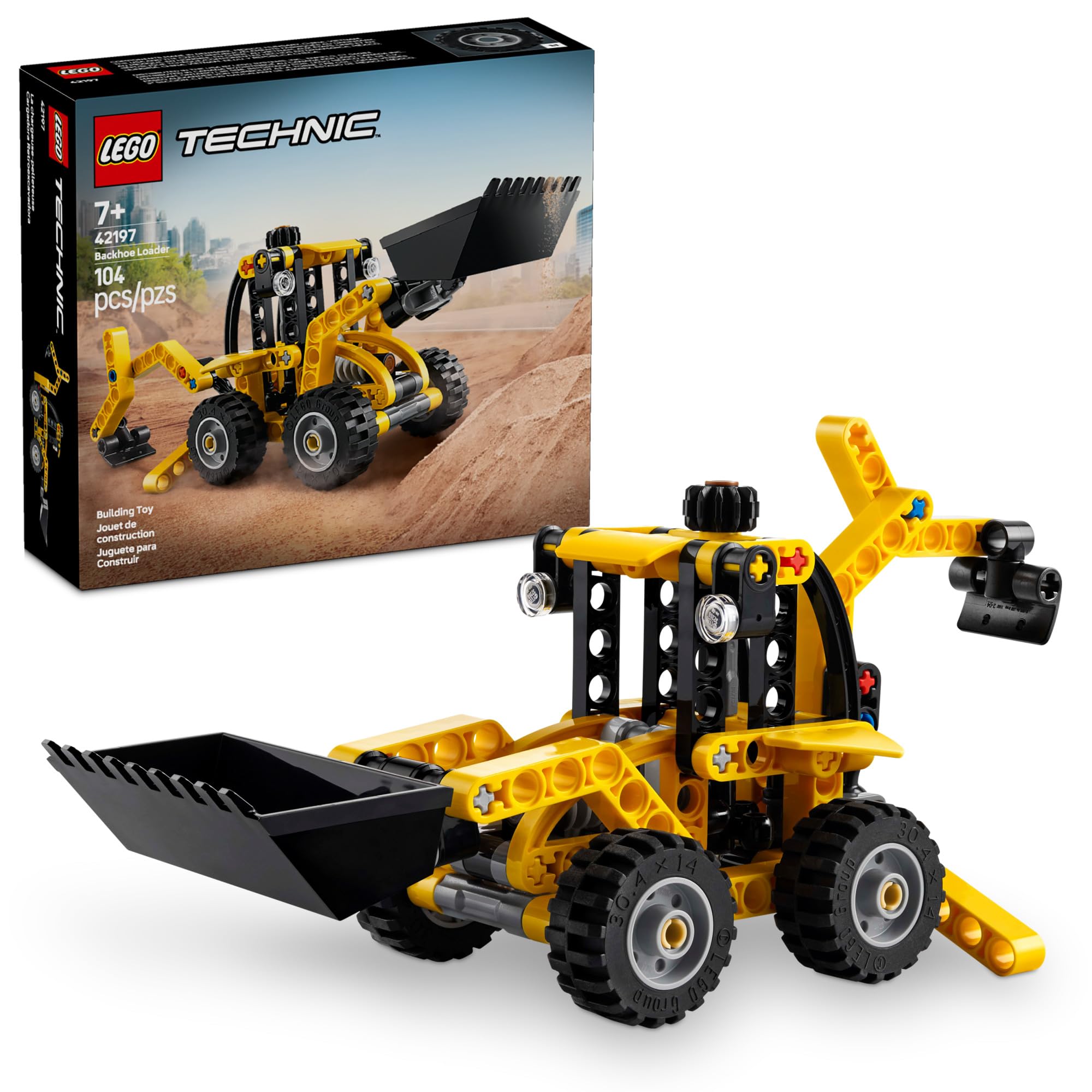 Foto 2 pulgar | Retroexcavadora Lego Technic De Juguete De Construcción 42197 - Venta Internacional.