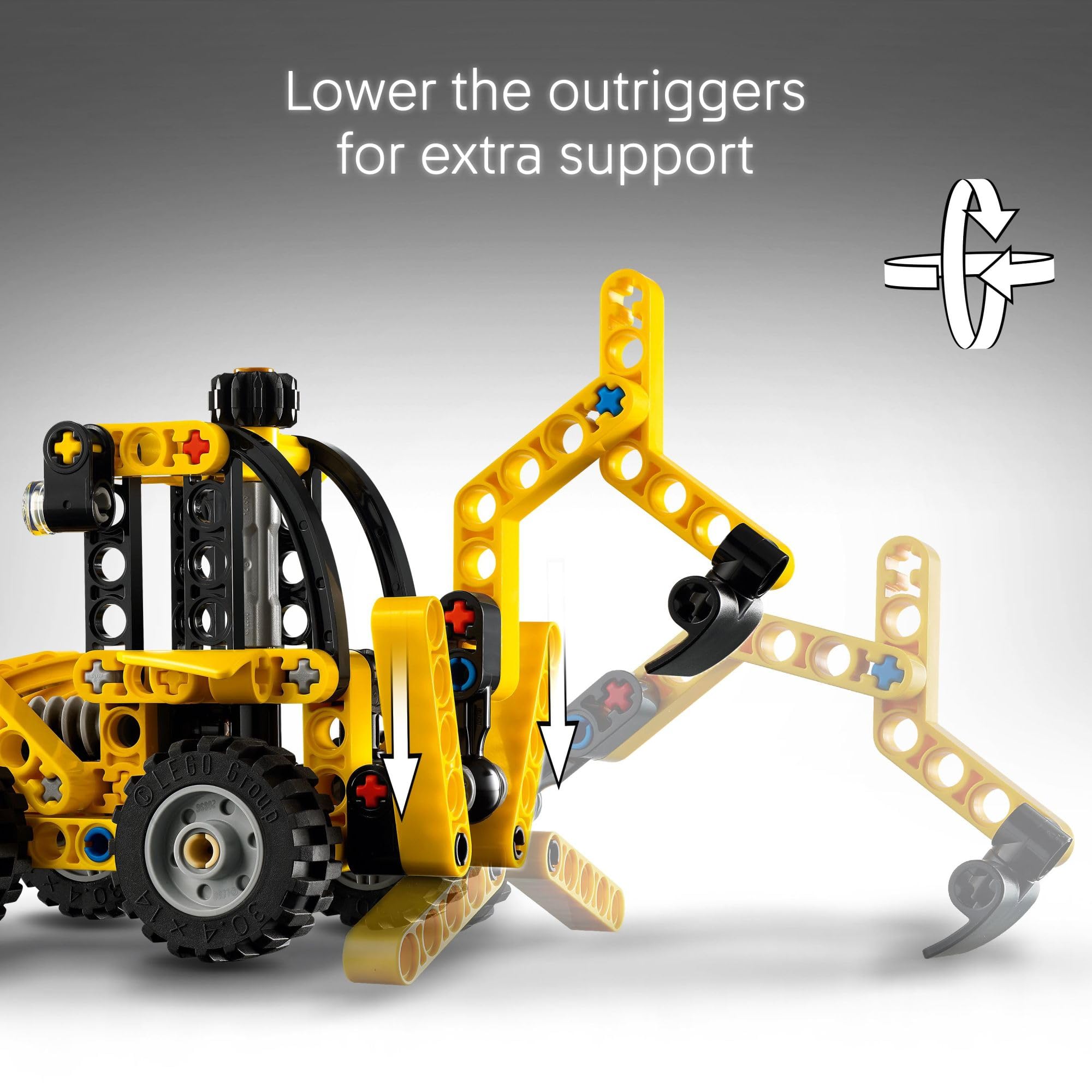 Foto 5 pulgar | Retroexcavadora Lego Technic De Juguete De Construcción 42197 - Venta Internacional.
