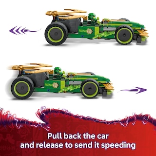 Foto 3 | Juguete De Construcción Lego Ninjago Lloyd's Pull-back Race Car 71828 - Venta Internacional.