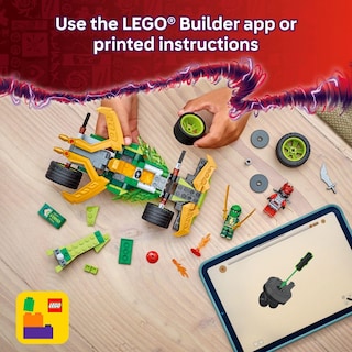 Foto 6 | Juguete De Construcción Lego Ninjago Lloyd's Pull-back Race Car 71828 - Venta Internacional.