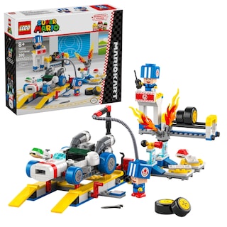 Foto 1 | Set De Construcción De Juguetes Lego Super Mario Mario Kart Toad's Garage - Venta Internacional.