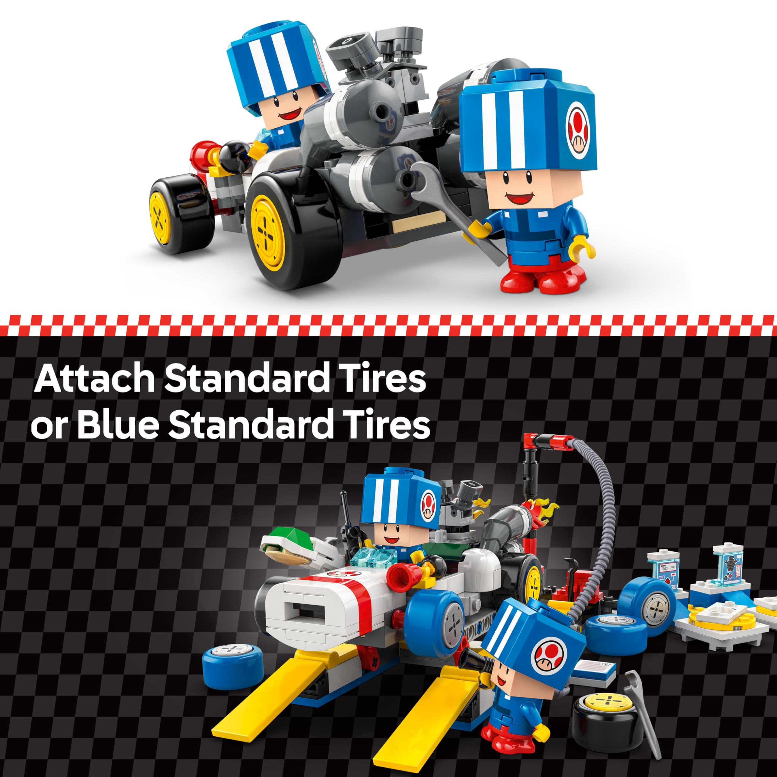 Foto 6 pulgar | Set De Construcción De Juguetes Lego Super Mario Mario Kart Toad's Garage - Venta Internacional.