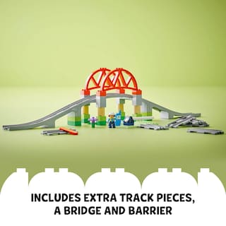Foto 4 | Juguete De Construcción Lego Duplo Town Train Bridge Con 10 Vías 10426 - Venta Internacional.