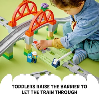 Foto 5 | Juguete De Construcción Lego Duplo Town Train Bridge Con 10 Vías 10426 - Venta Internacional.