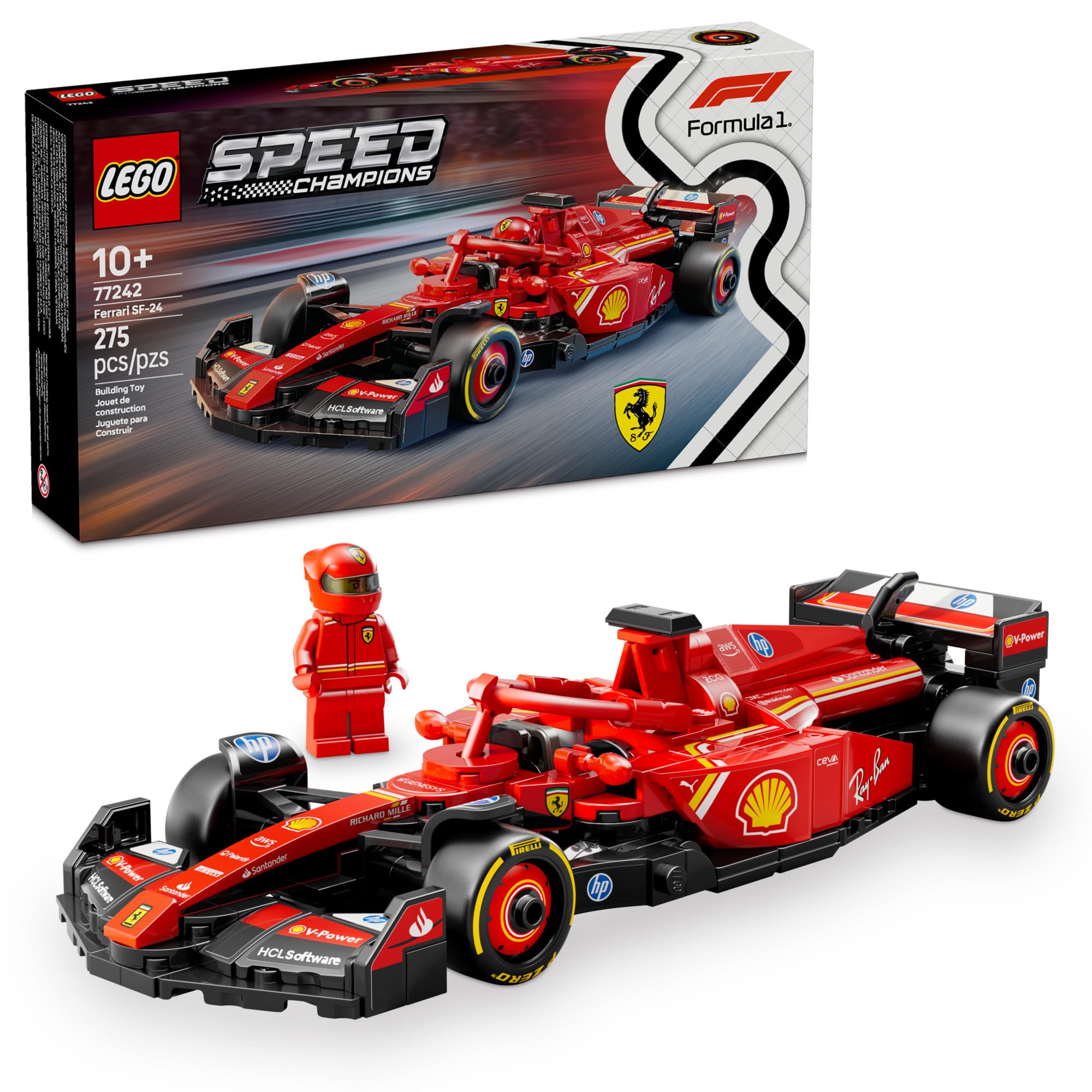 Foto 2 pulgar | Set De Construcción Lego Speed Champions Ferrari Sf-24 F1 77242 - Venta Internacional.