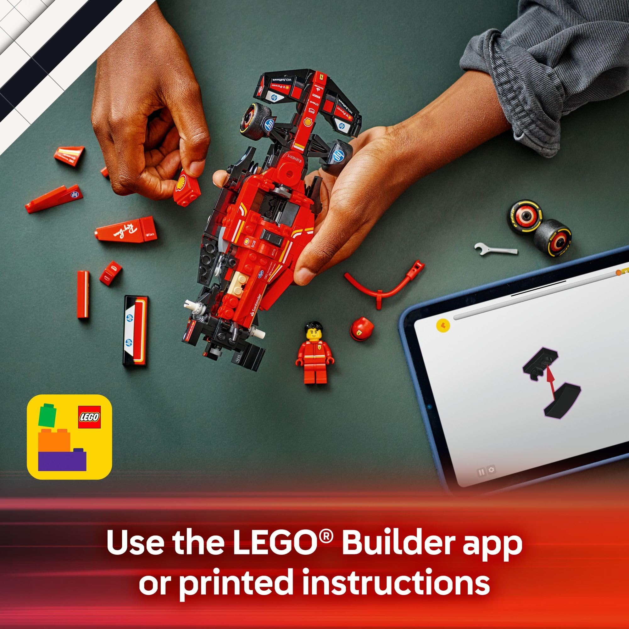 Foto 6 | Set De Construcción Lego Speed Champions Ferrari Sf-24 F1 77242 - Venta Internacional.