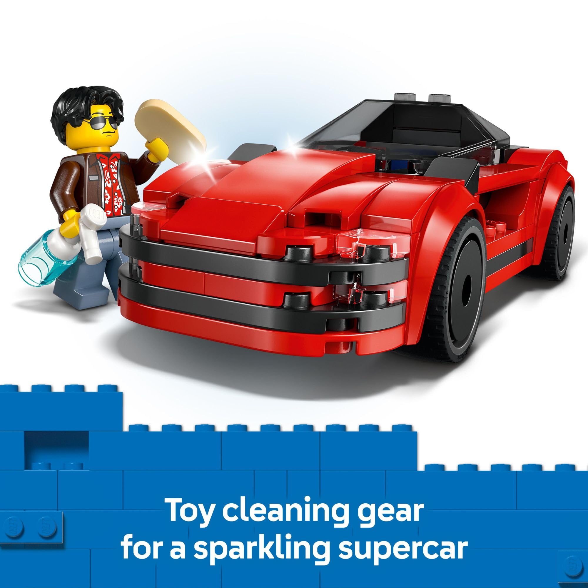 Foto 5 pulgar | Coche Deportivo Rojo De Juguete De Construcción Lego City Con Conductor De Más De 5 Años - Venta Internacional.