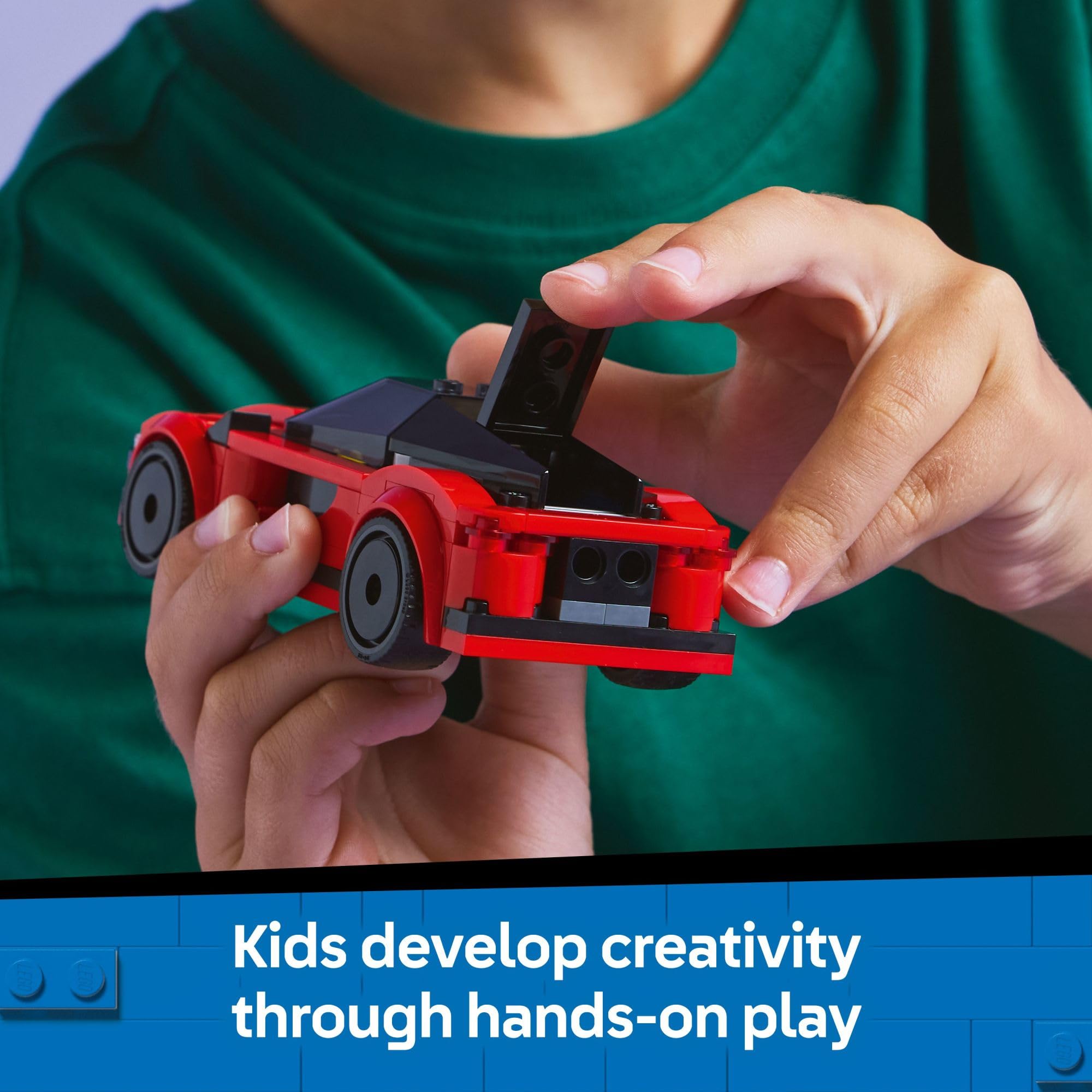 Foto 6 pulgar | Coche Deportivo Rojo De Juguete De Construcción Lego City Con Conductor De Más De 5 Años - Venta Internacional.