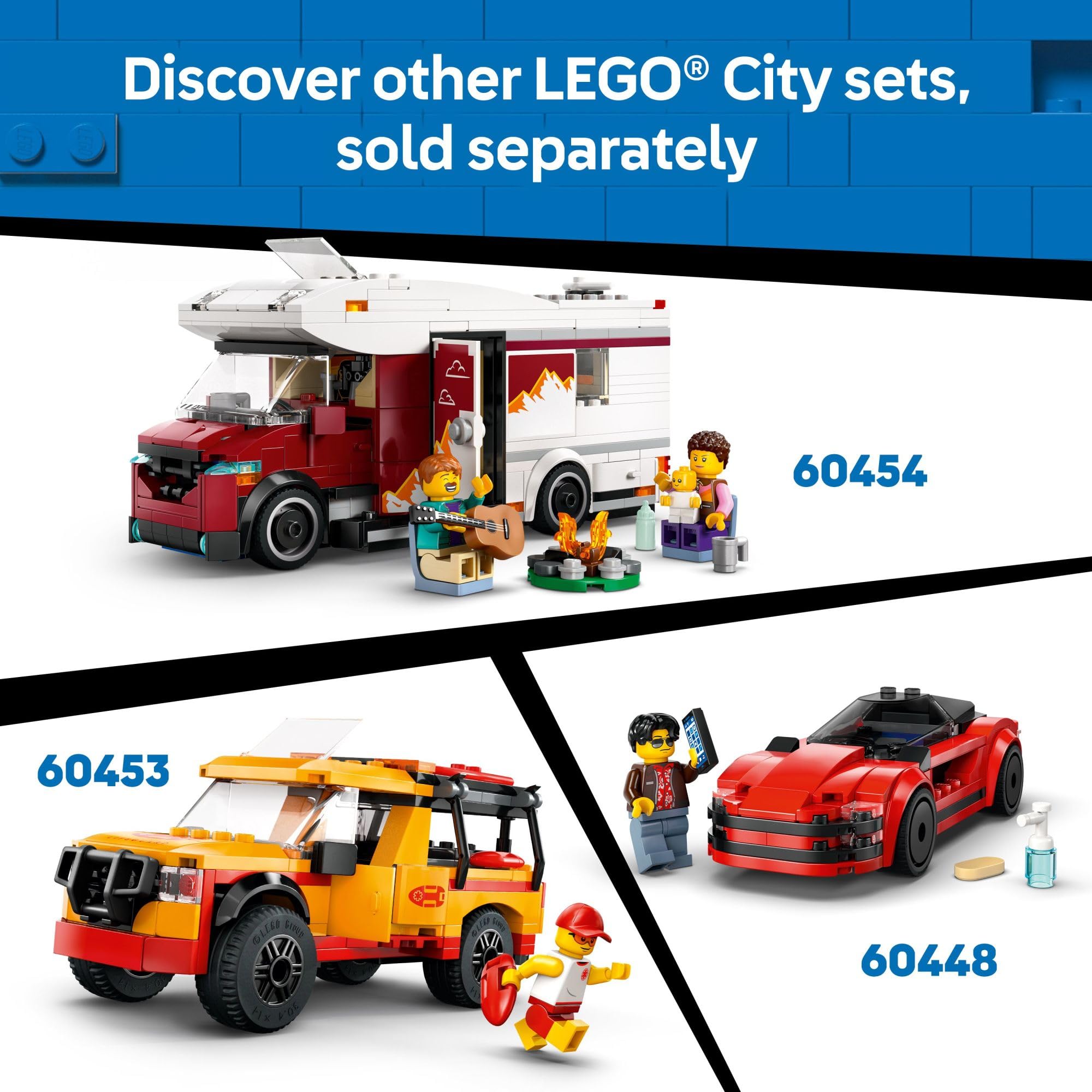 Foto 7 pulgar | Coche Deportivo Rojo De Juguete De Construcción Lego City Con Conductor De Más De 5 Años - Venta Internacional.
