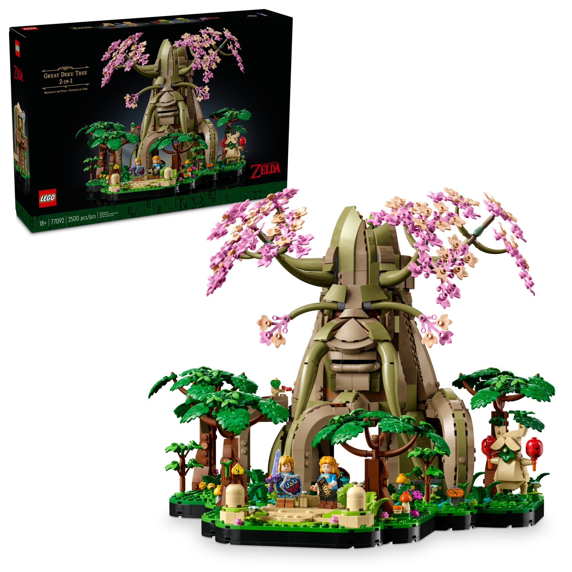 Set De Construcción De Maquetas Lego The Legend Of Zelda Great Deku Tree 2 En 1 - Venta Internacional.