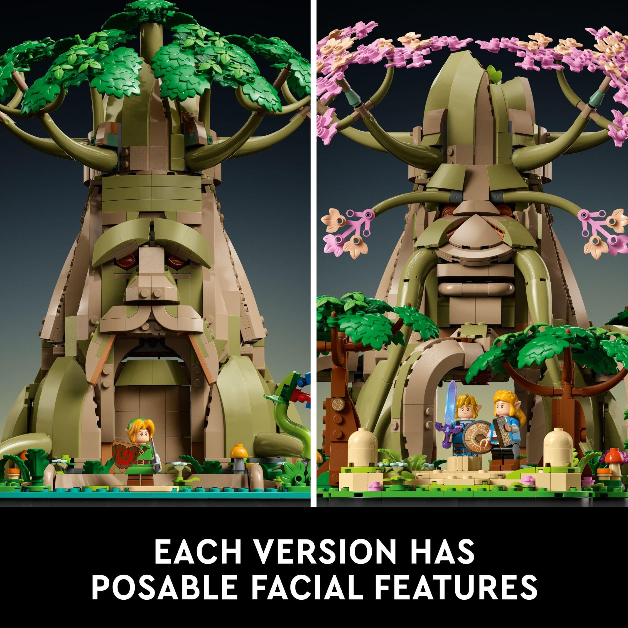 Foto 4 pulgar | Set De Construcción De Maquetas Lego The Legend Of Zelda Great Deku Tree 2 En 1 - Venta Internacional.