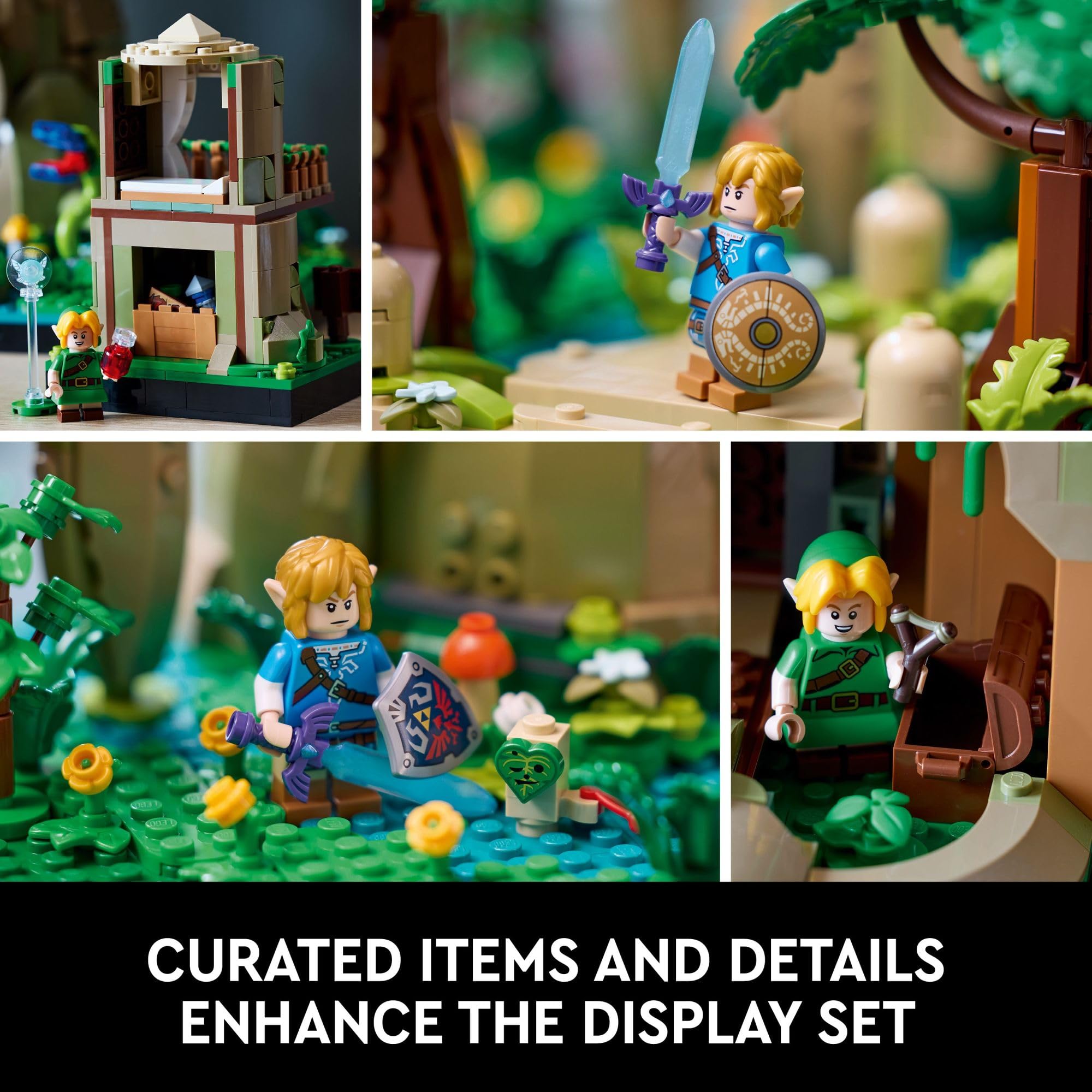 Foto 7 pulgar | Set De Construcción De Maquetas Lego The Legend Of Zelda Great Deku Tree 2 En 1 - Venta Internacional.