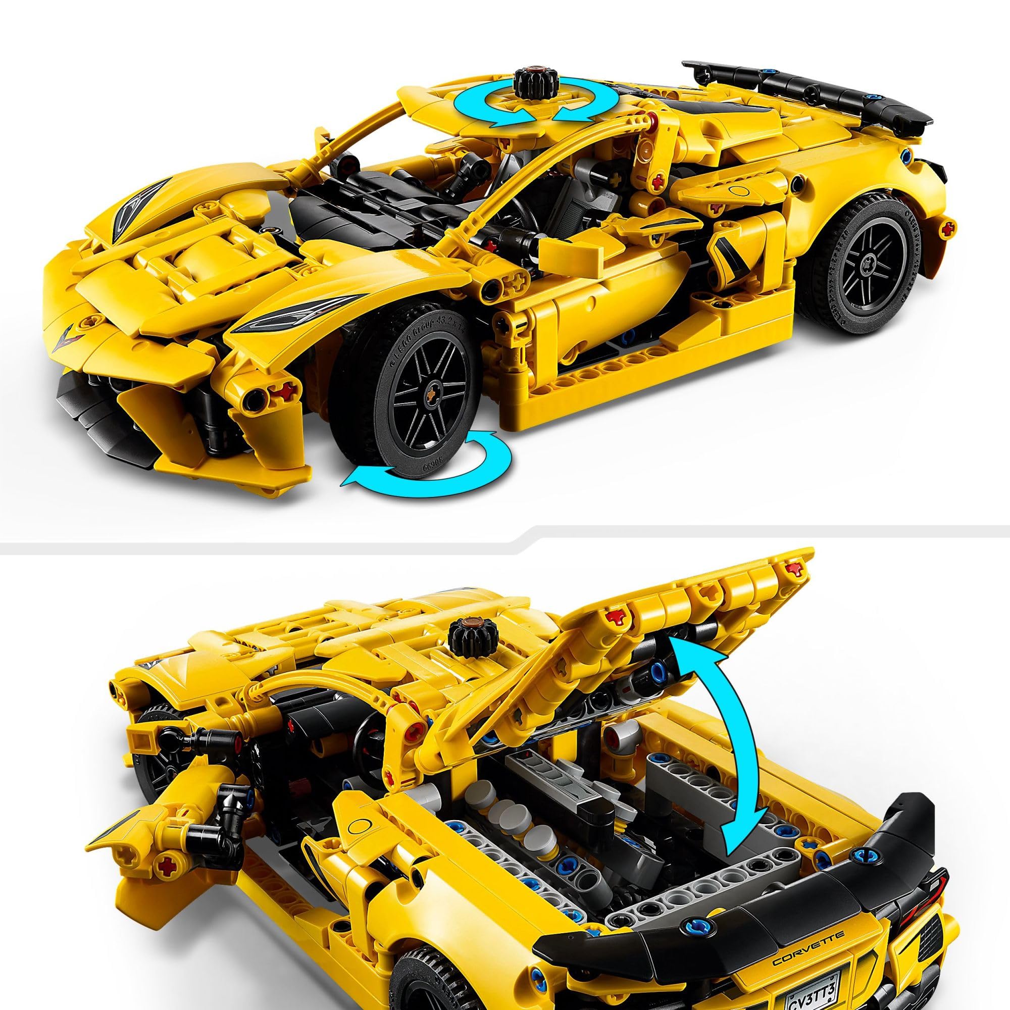 Foto 5 pulgar | Coche De Juguete Lego Technic Chevrolet Corvette Stingray 42205 - Venta Internacional.