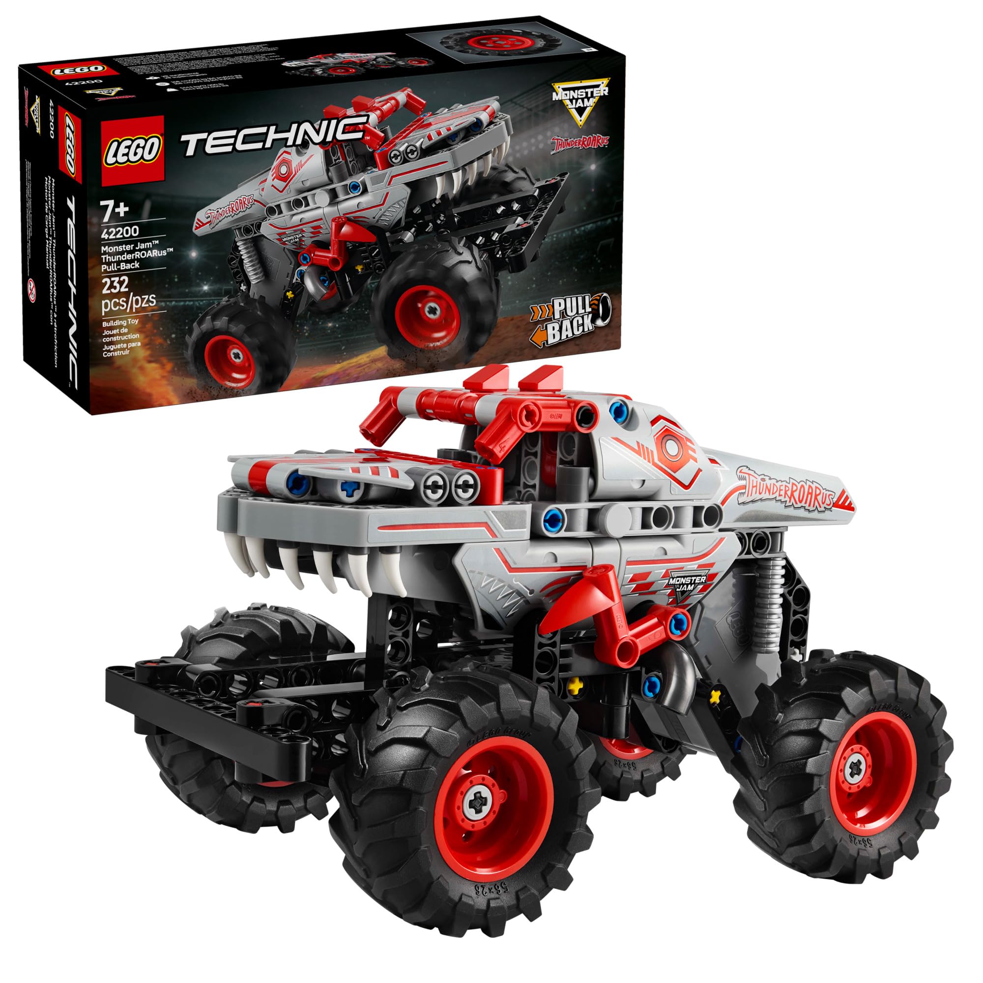 Juguete De Construcción Lego Technic Monster Jam Thunderroarus 42200 - Venta Internacional.