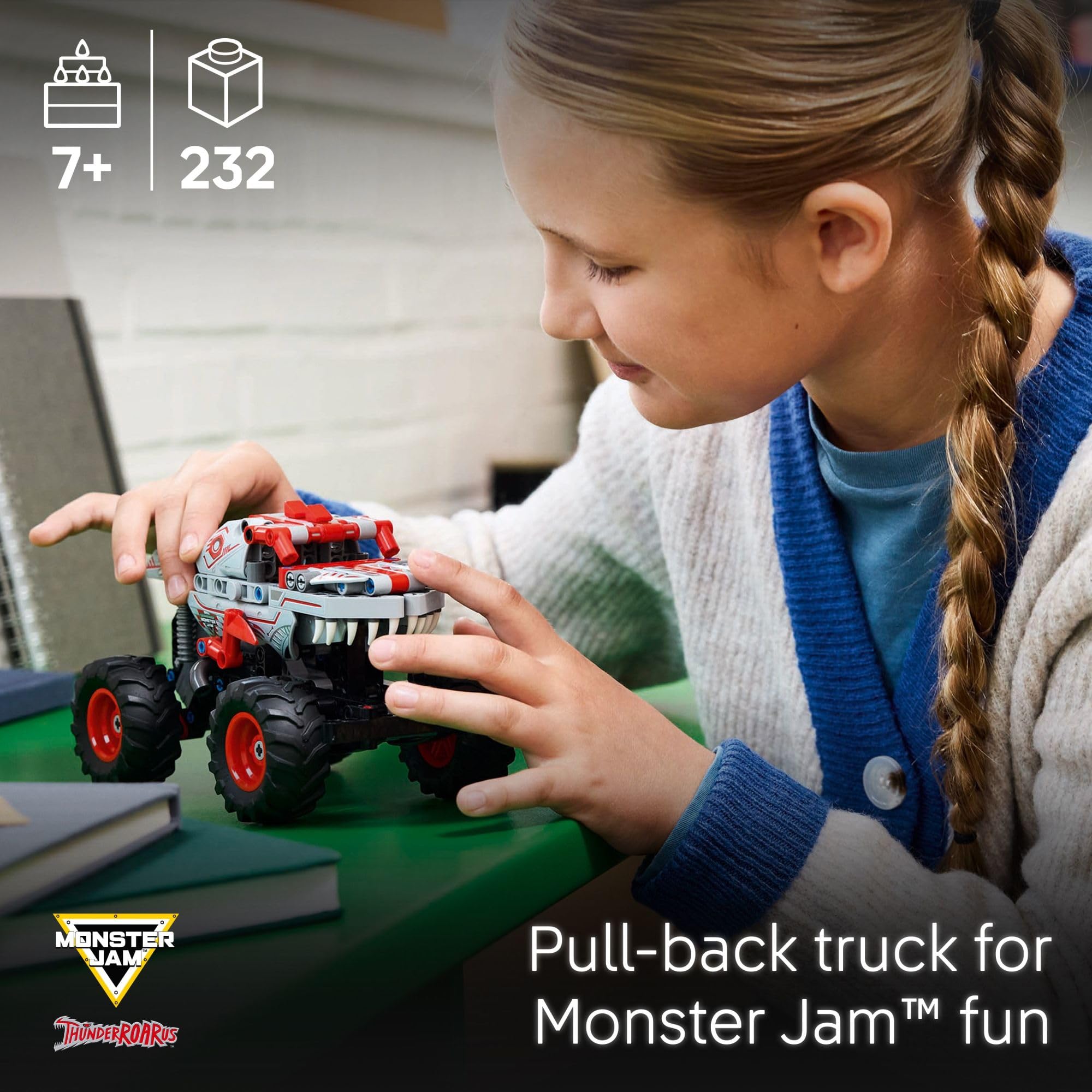 Foto 2 | Juguete De Construcción Lego Technic Monster Jam Thunderroarus 42200 - Venta Internacional.