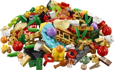 Foto 1 | Paquete De Accesorios Lego Lego Lunar New Year Vip (40605) Juguete De Construcción - Venta Internacional.