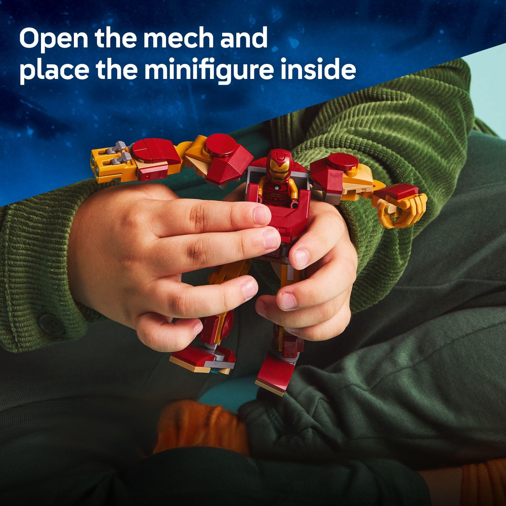 Foto 4 pulgar | Set De Juguetes De Construcción Lego Marvel Iron Man Mech Vs. Ultron 76307 - Venta Internacional.