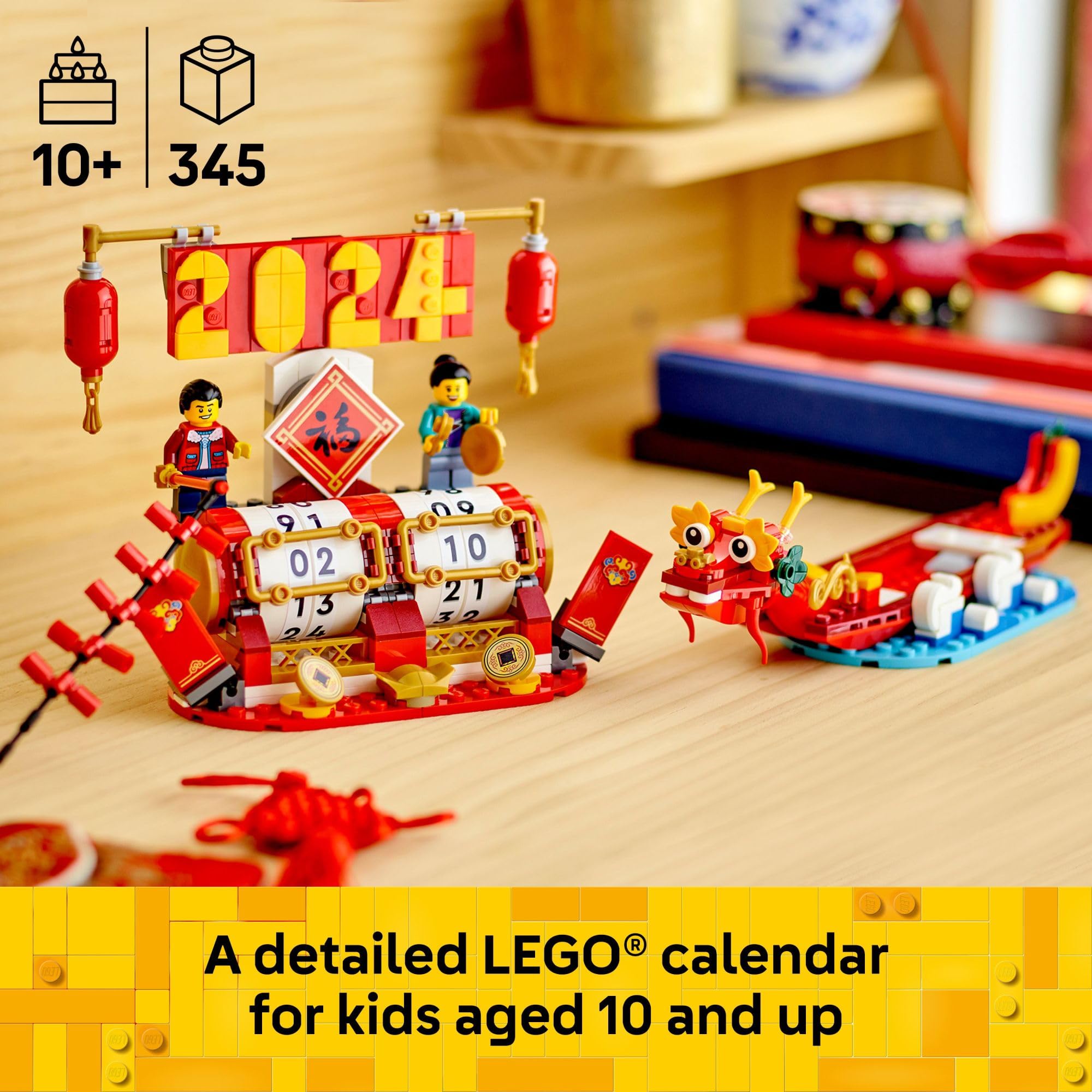 Foto 3 pulgar | Calendario De Festivales Lego 40678 Para Juguetes De Construcción, Año Nuevo Lunar - Venta Internacional.