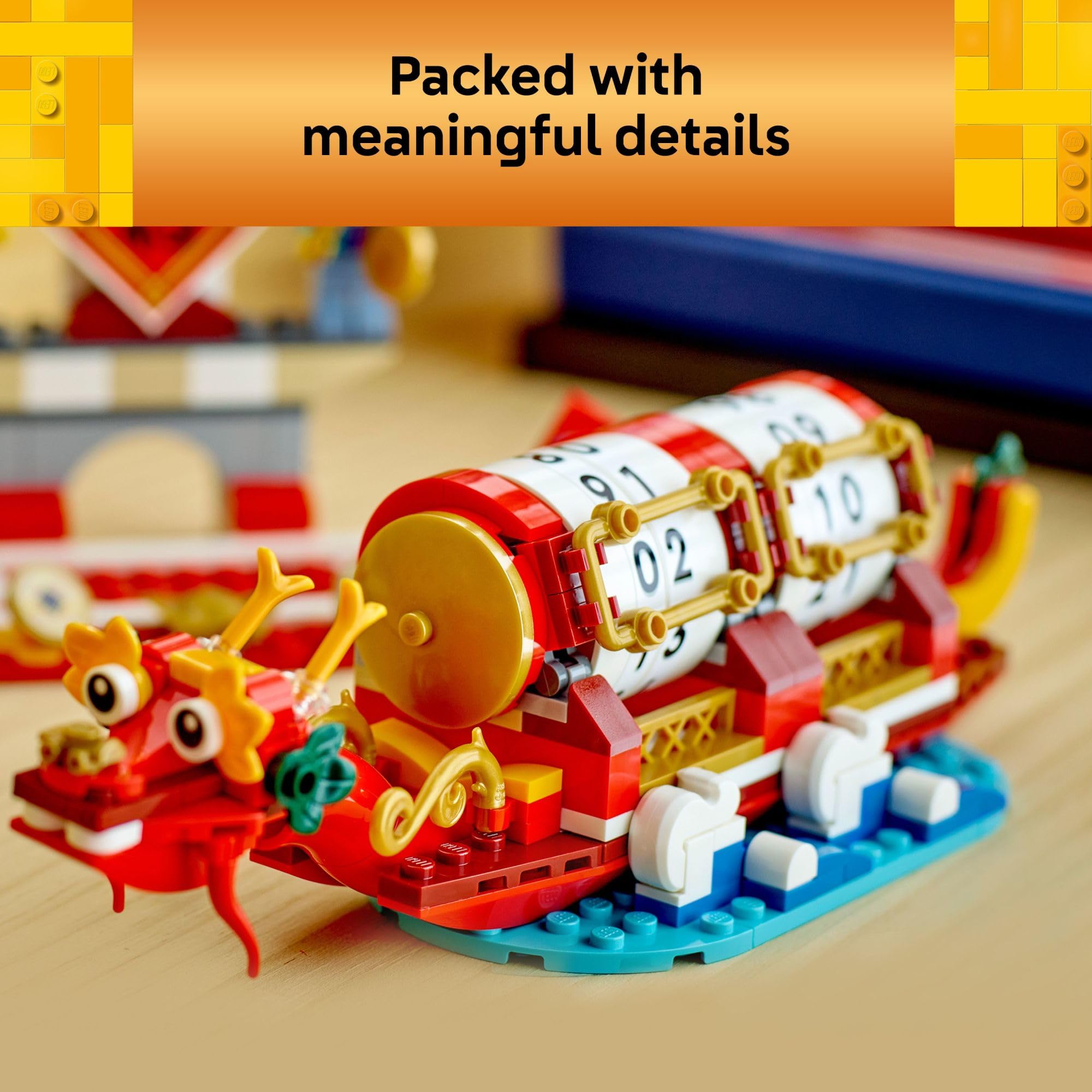 Foto 6 pulgar | Calendario De Festivales Lego 40678 Para Juguetes De Construcción, Año Nuevo Lunar - Venta Internacional.