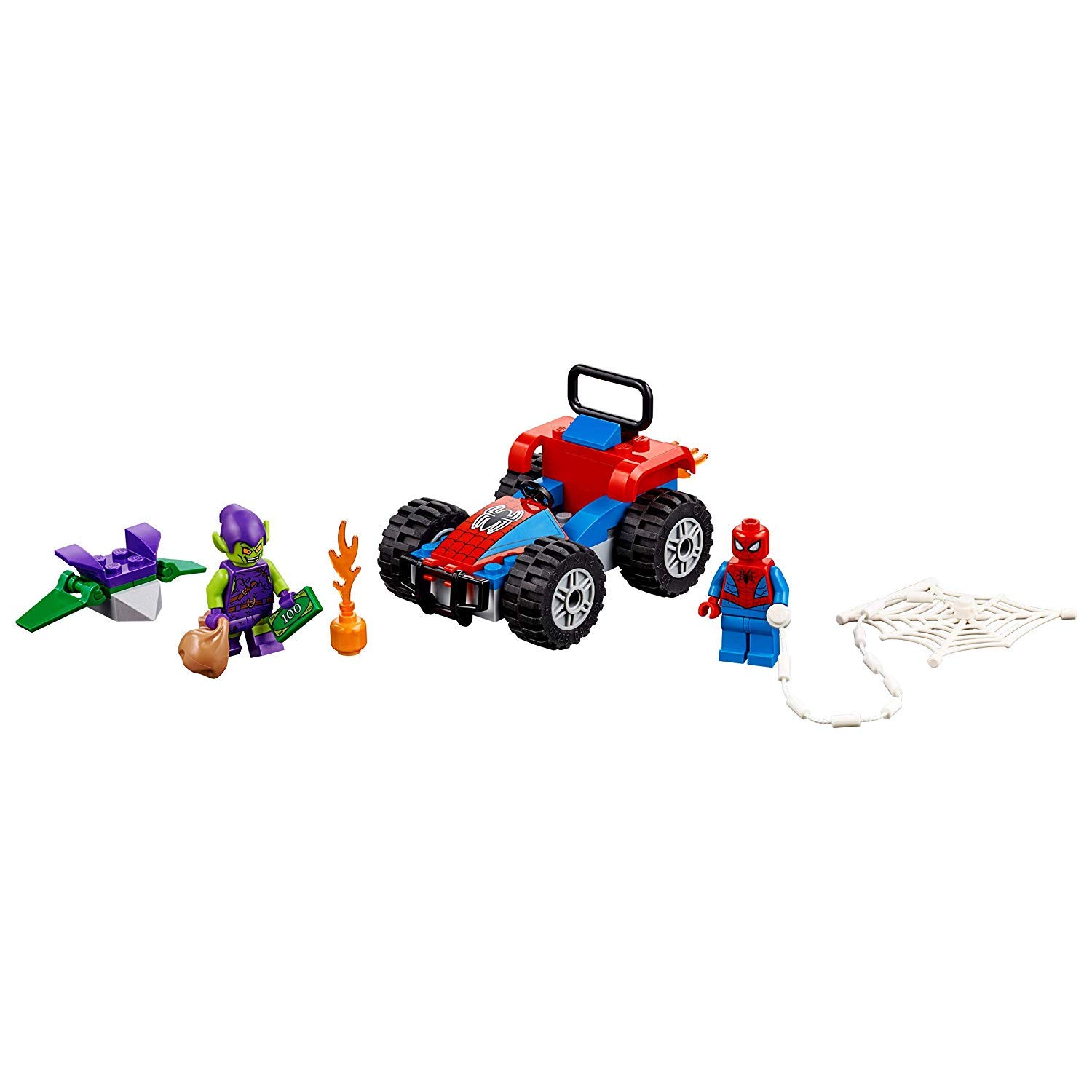 Foto 3 | Minivehículo Lego Super Heroes 76133 Spider-man De Juguete - Venta Internacional.