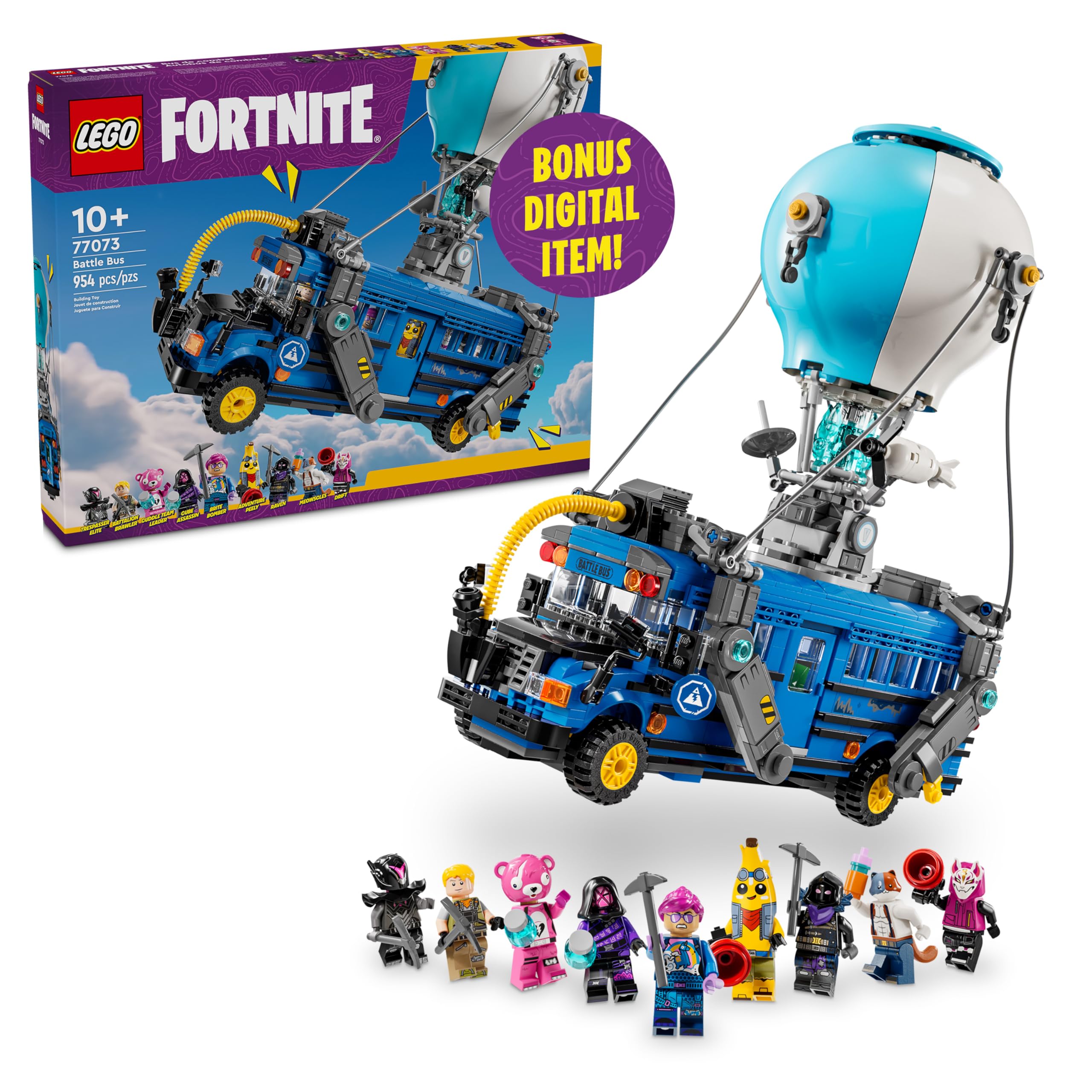 Foto 2 pulgar | Autobús De Batalla Lego Fortnite De Juguete Con 9 Minifiguras De Más De 10 Años - Venta Internacional.