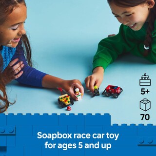 Foto 2 | Construyendo Un Coche De Carreras Lego City Pizza Contra Fire Truck De Juguete Durante Más De 5 Años - Venta Intern