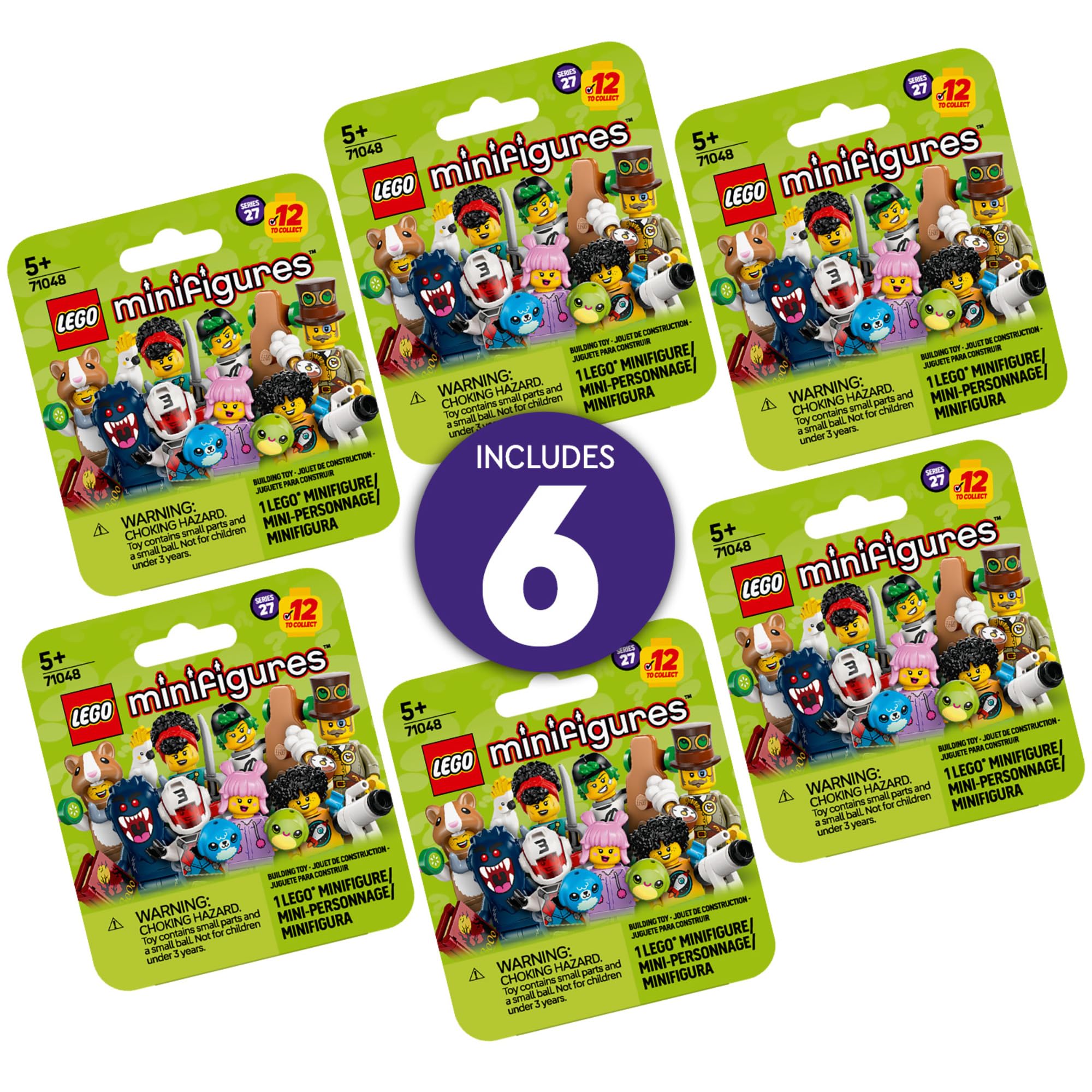 Foto 2 | Figuras Coleccionables Lego Minifigures Series 27, Paquete De 6 Para Niños Mayores De 5 Años - Venta Internacional.