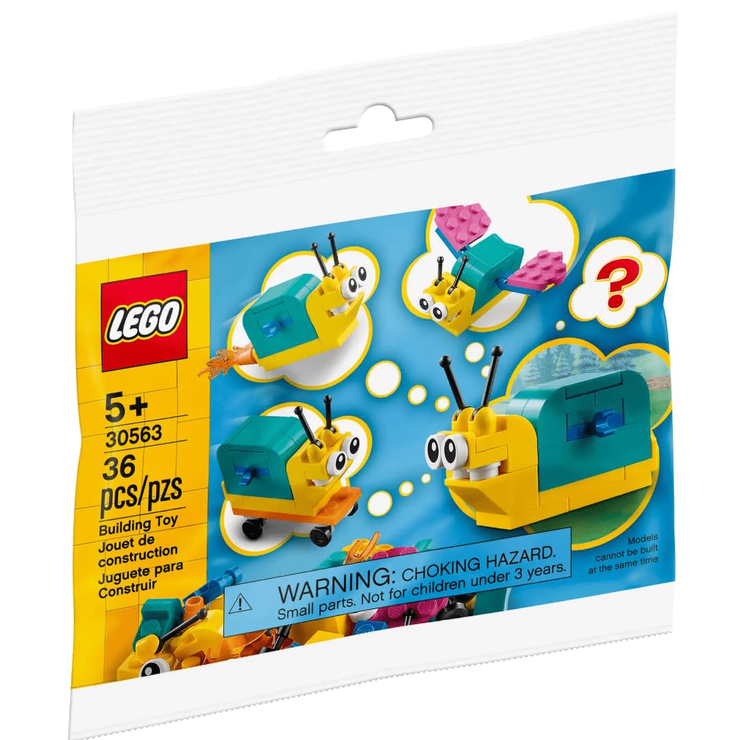 Foto 1 | Bloques De Construcción Lego Classic 30563 Super Slim Snail 36 Piezas - Venta Internacional.