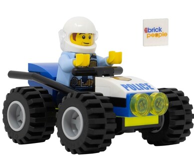 Foto 1 | Minifigura Lego City Police Police Police Police Police Police Police Police Police Con Carrito - Venta Internacional.