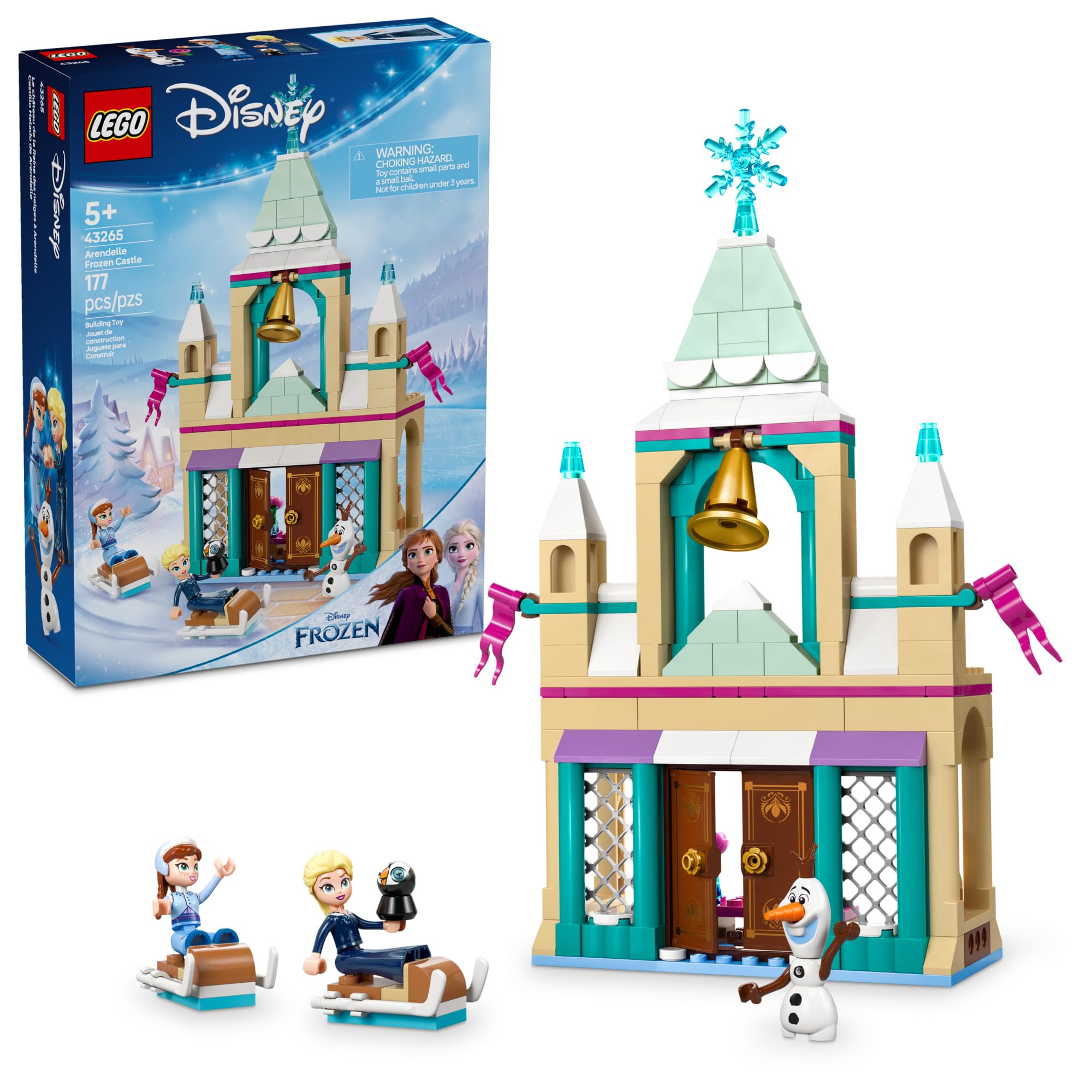 Set De Construcción Lego Disney Frozen Arendelle Castle 43265 - Venta Internacional.