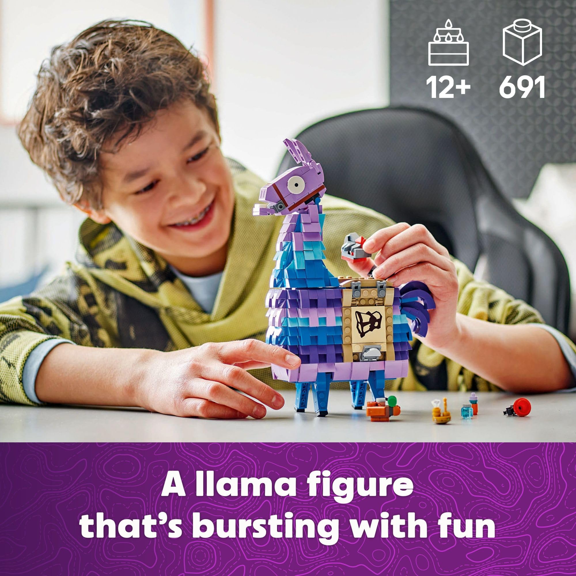 Foto 3 pulgar | Set De Construcción Lego Fortnite Supply Llama Kids 12+ Years - Venta Internacional.