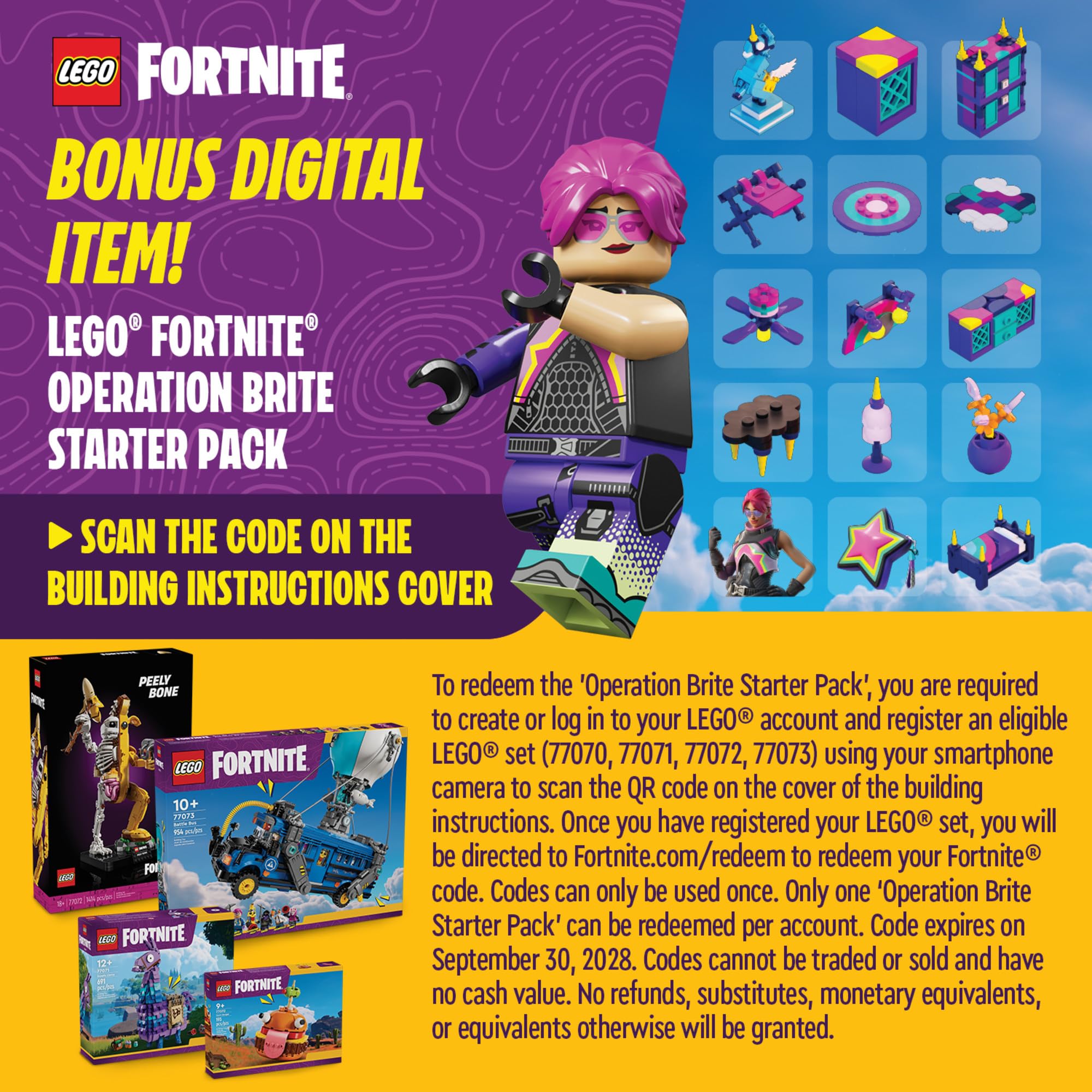 Foto 4 pulgar | Set De Construcción Lego Fortnite Supply Llama Kids 12+ Years - Venta Internacional.