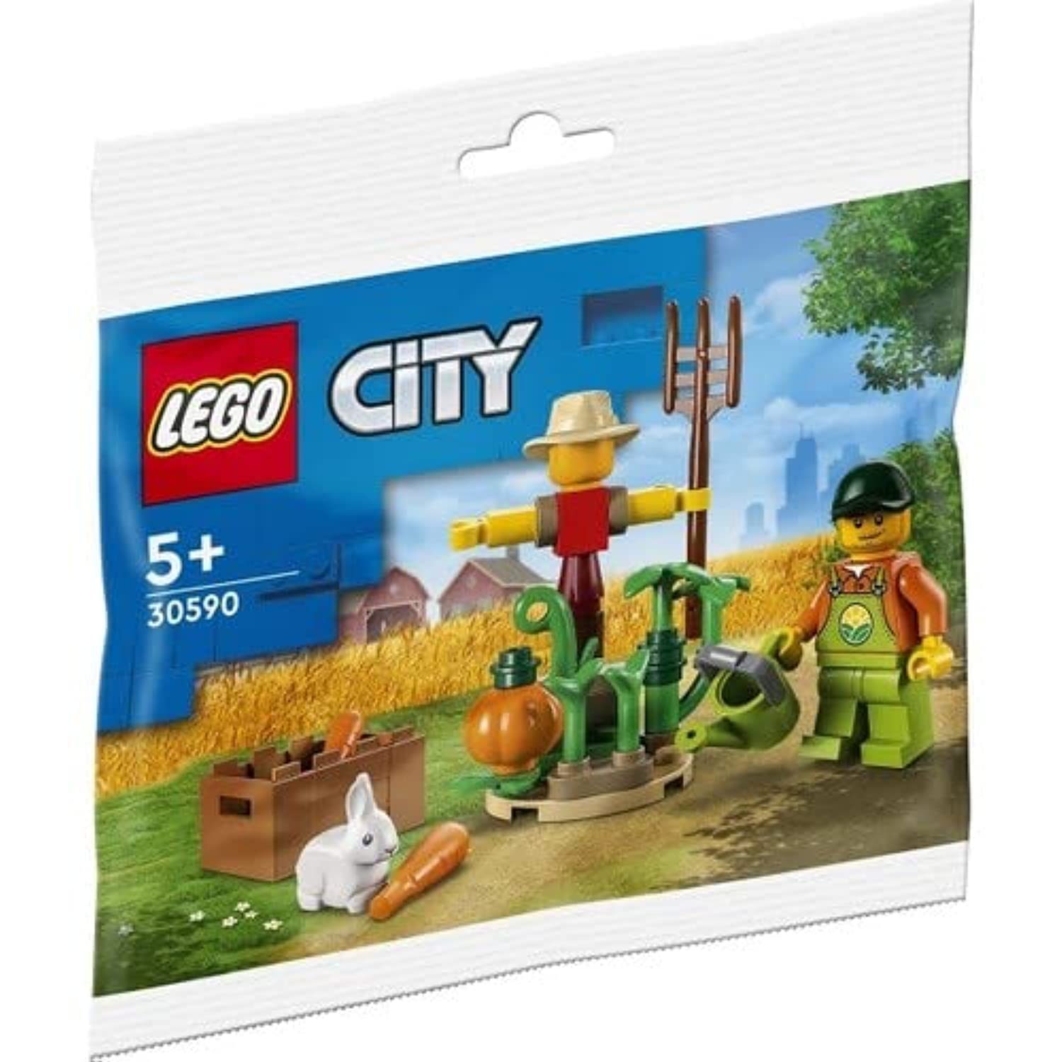 Juguete De Construcción Lego City 30590 Farm Garden Con Espantapájaros - Venta Internacional.