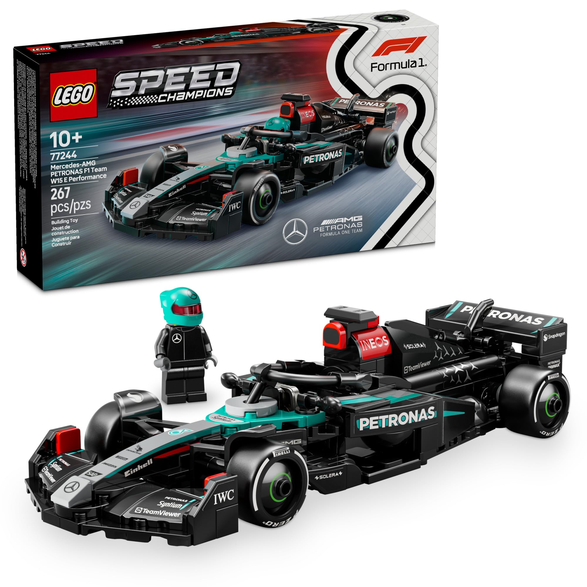 Foto 2 pulgar | Set De Construcción Lego Speed Champions Mercedes-amg F1 W15 77244 - Venta Internacional.