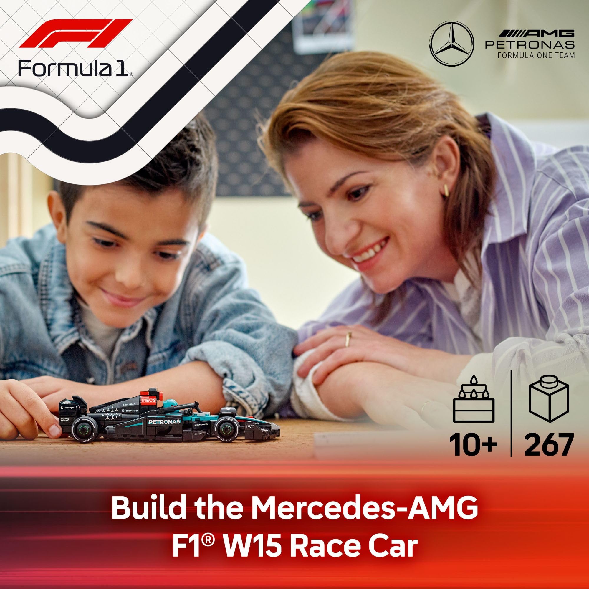 Foto 3 pulgar | Set De Construcción Lego Speed Champions Mercedes-amg F1 W15 77244 - Venta Internacional.